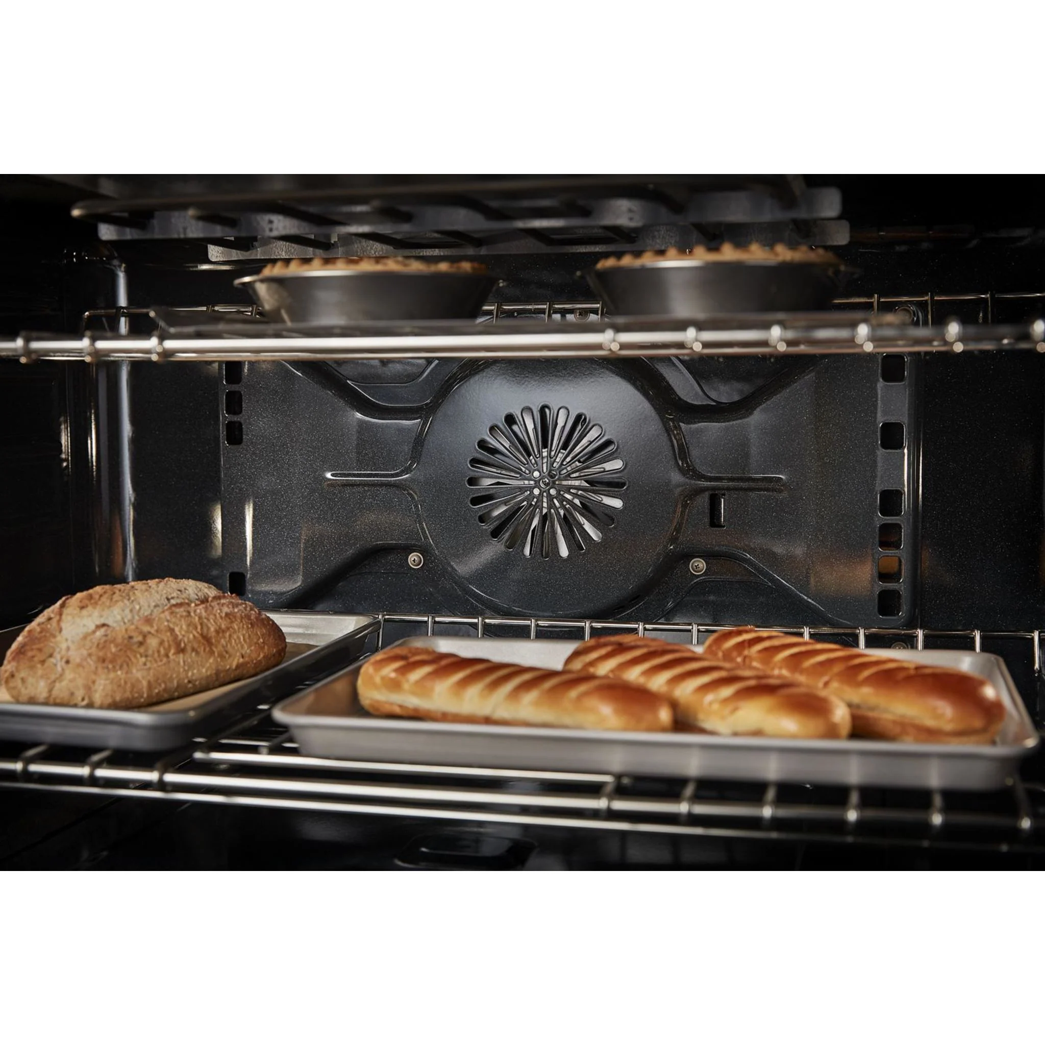 KitchenAid 36'' Smart Commercial-Style Dual Fuel Range with 6 Burners - Scorched Orange (KFDC506JSC) - Image 11