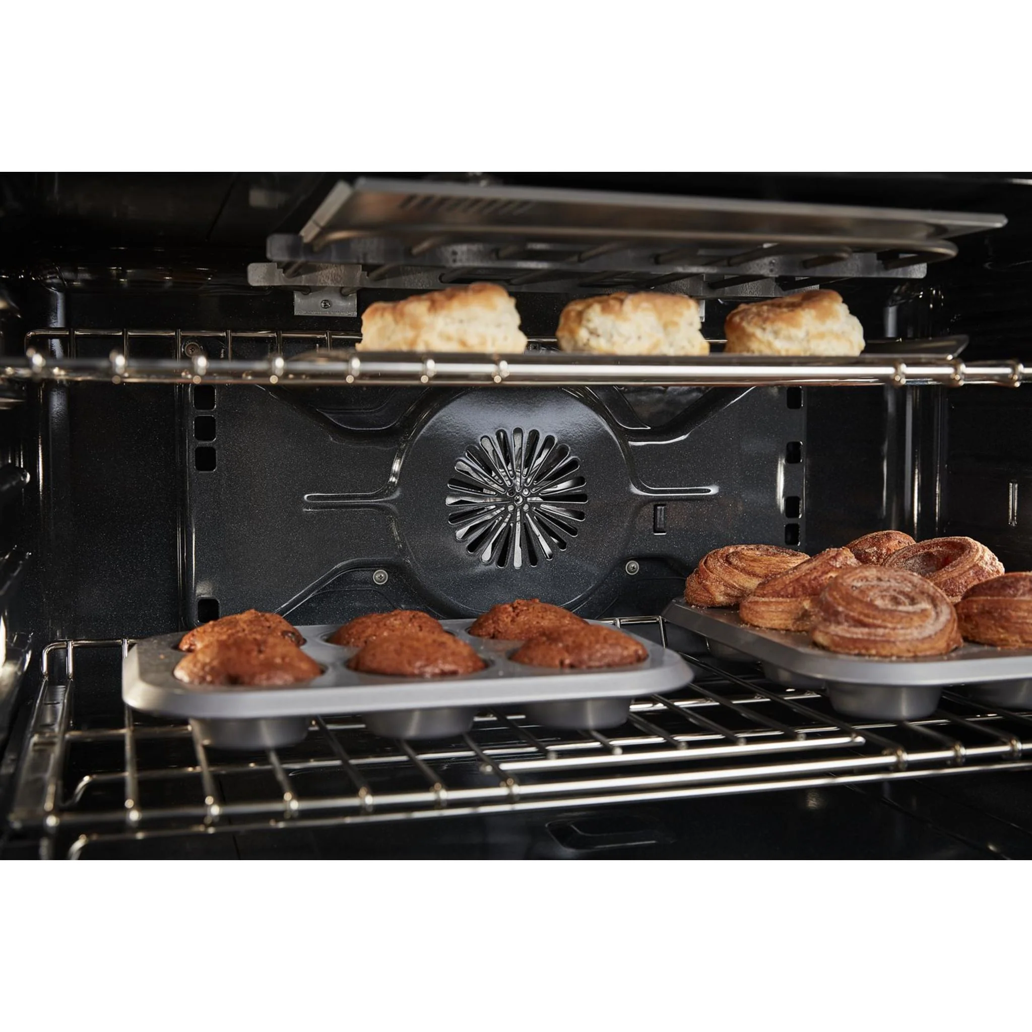 KitchenAid 36'' Smart Commercial-Style Dual Fuel Range with 6 Burners - Scorched Orange (KFDC506JSC) - Image 9