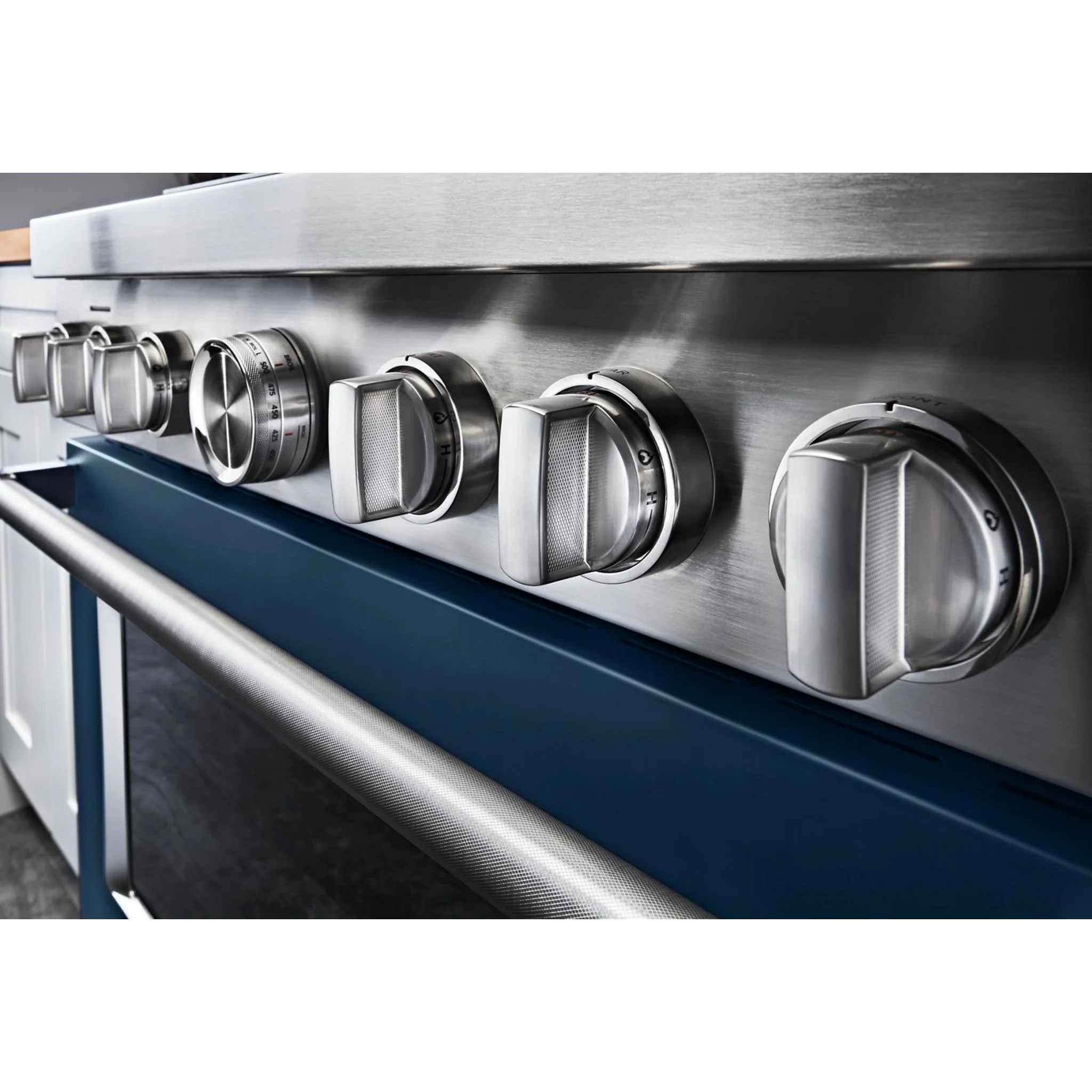 KitchenAid 36'' Smart Commercial-Style Gas Range with 6 Burners - Ink Blue (KFGC506JIB) - Image 11