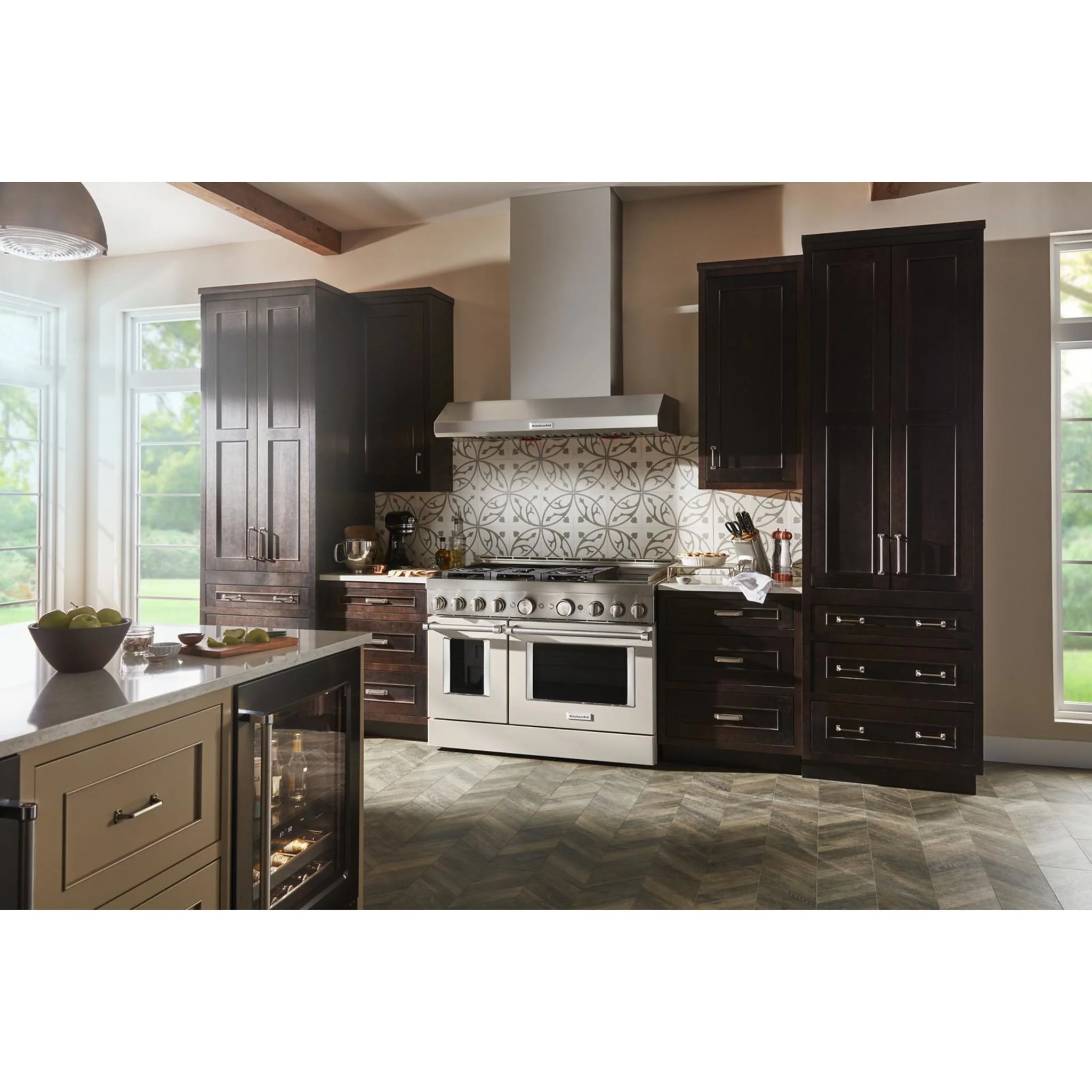 KitchenAid 48'' Smart Commercial-Style Gas Range with Griddle - Milkshake (KFGC558JMH) - Image 39