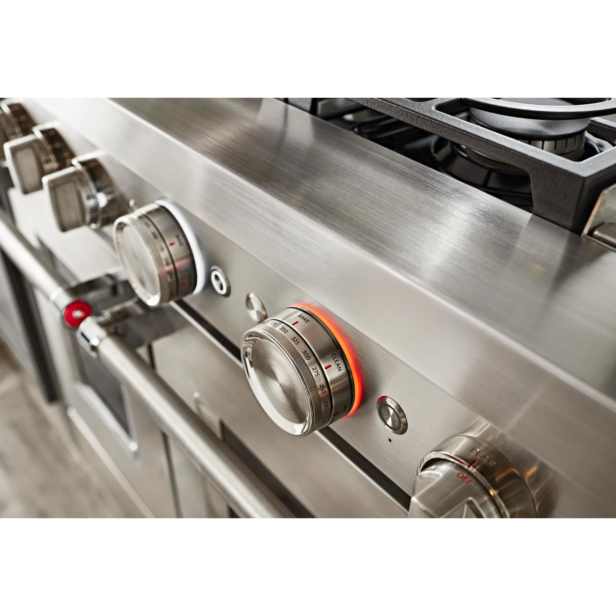 KitchenAid  48'' Smart Commercial-Style Gas Range with Griddle - Stainless Steel (KFGC558JSS) - Image 37