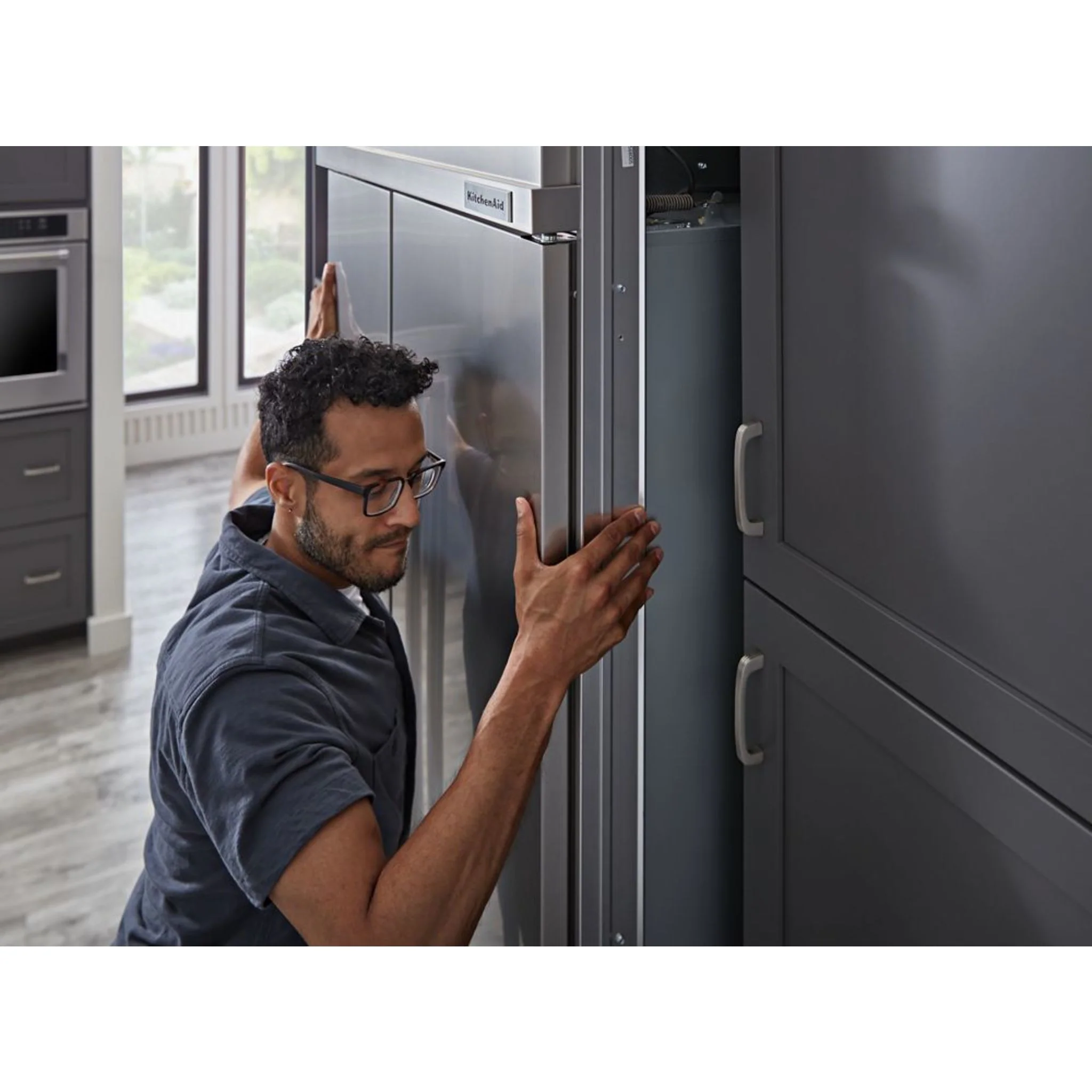 KitchenAid 25.1 cu.ft. 42" Built-In Side-by-Side Refrigerator with Ice and Water Dispenser - Stainless Steel with PrintShield™ Finish (KBSD702MPS) - Image 30