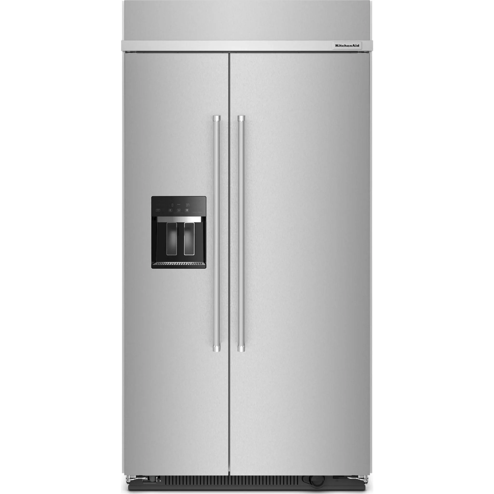 KitchenAid 25.1 cu.ft. 42" Built-In Side-by-Side Refrigerator with Ice and Water Dispenser - Stainless Steel with PrintShield™ Finish (KBSD702MPS) - Image 5