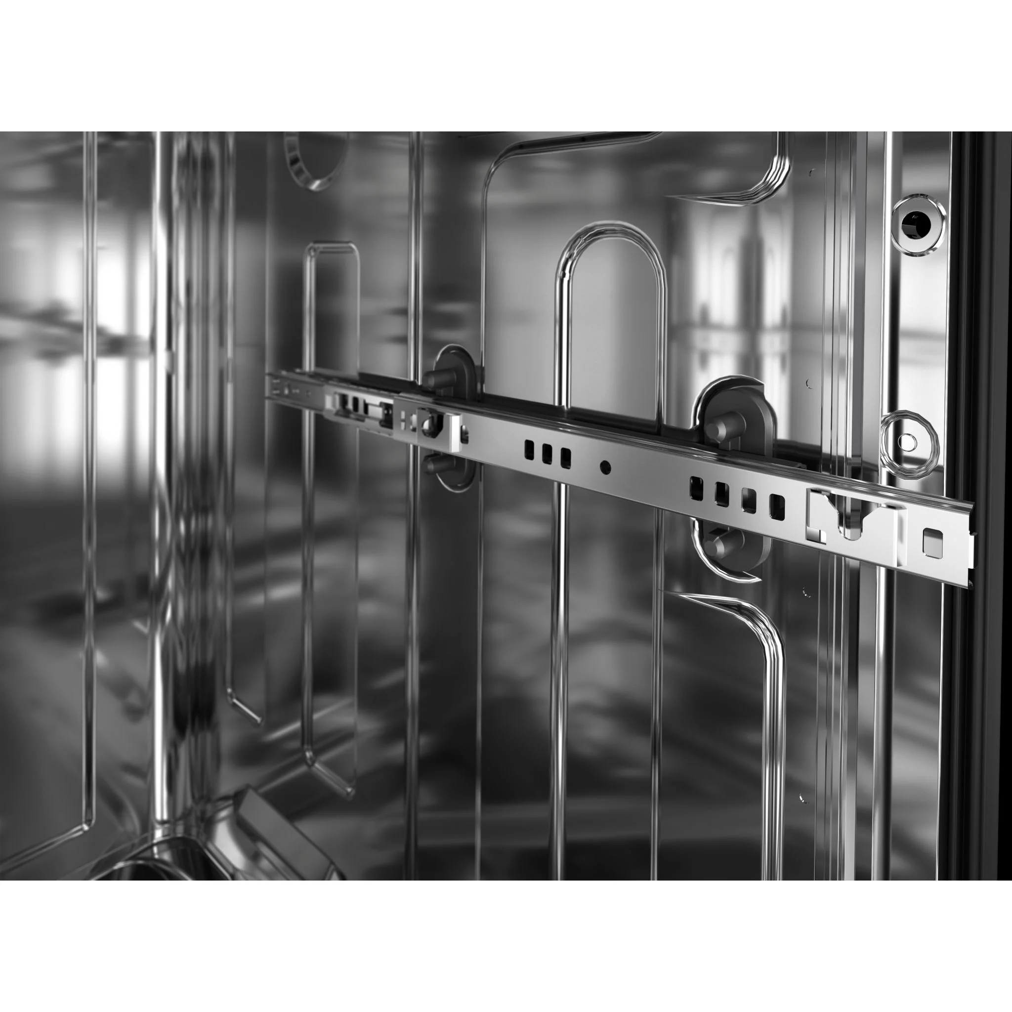KitchenAid 44 dBA Dishwasher with 360A° Max Jets Third Rack and LED Interior Lighting - Black Stainless (KDPM804KBS) - Image 3