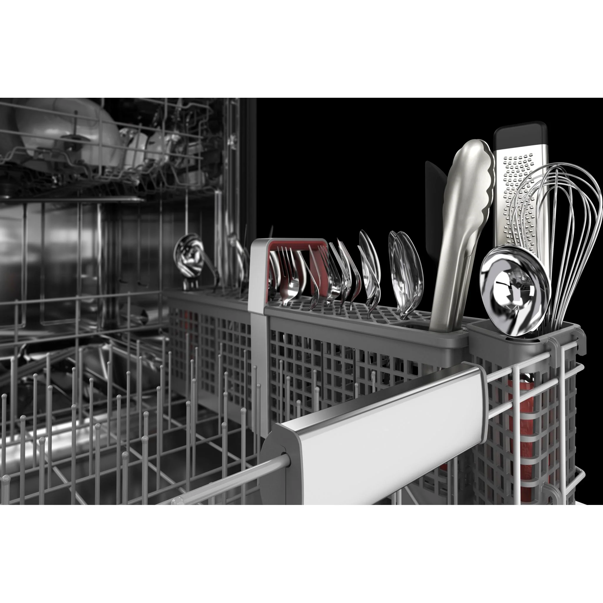 KitchenAid 44 dBA Dishwasher with 360A° Max Jets Third Rack and LED Interior Lighting - Stainless Steel (KDTM804KPS) - Image 15