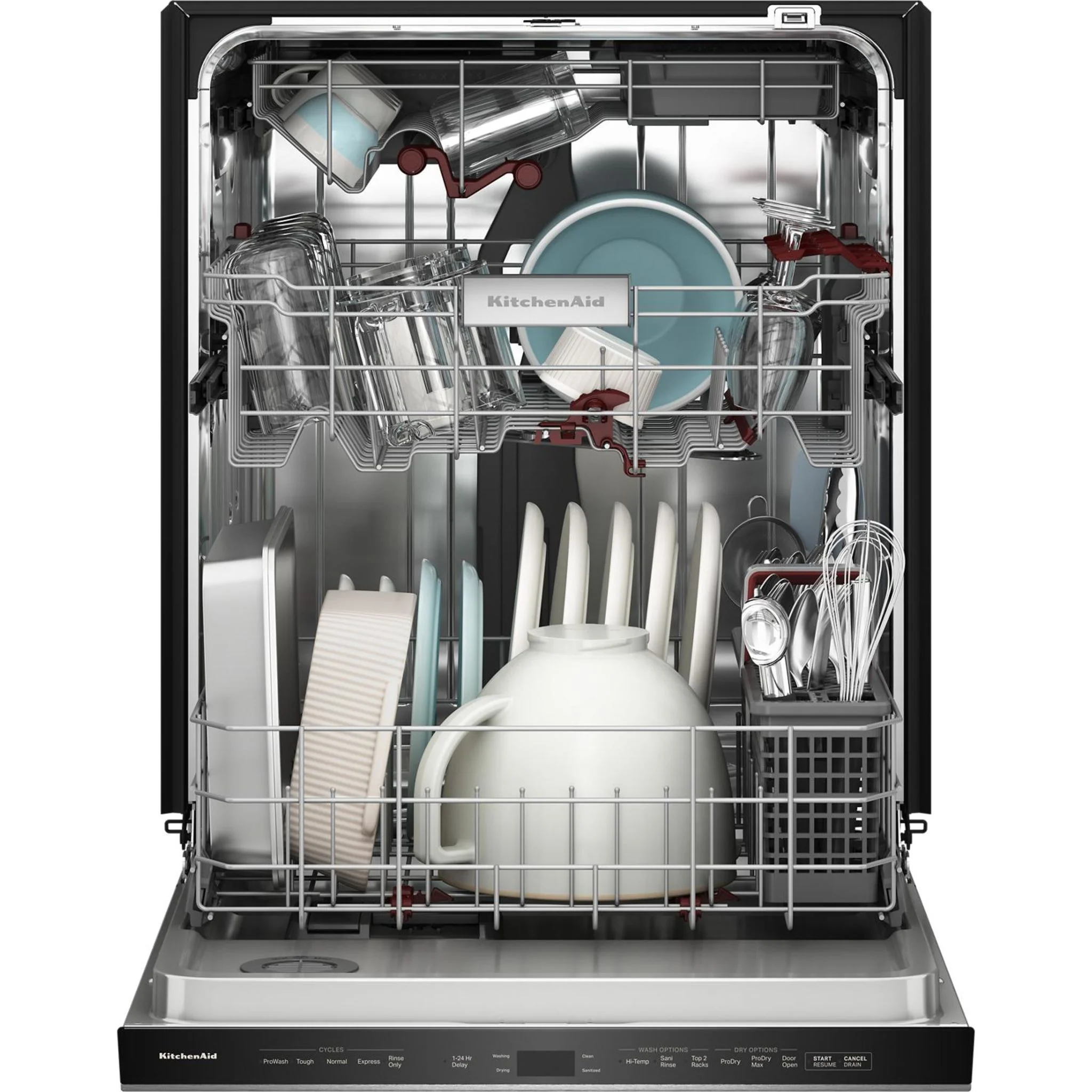 KitchenAid 360 Max JetsThird Rack Dishwasher with Advanced ProDrySystem and Ultra-bright LED Lighting, 44 dBA -PrintShield Stainless (KDPS724SPS) - Image 29