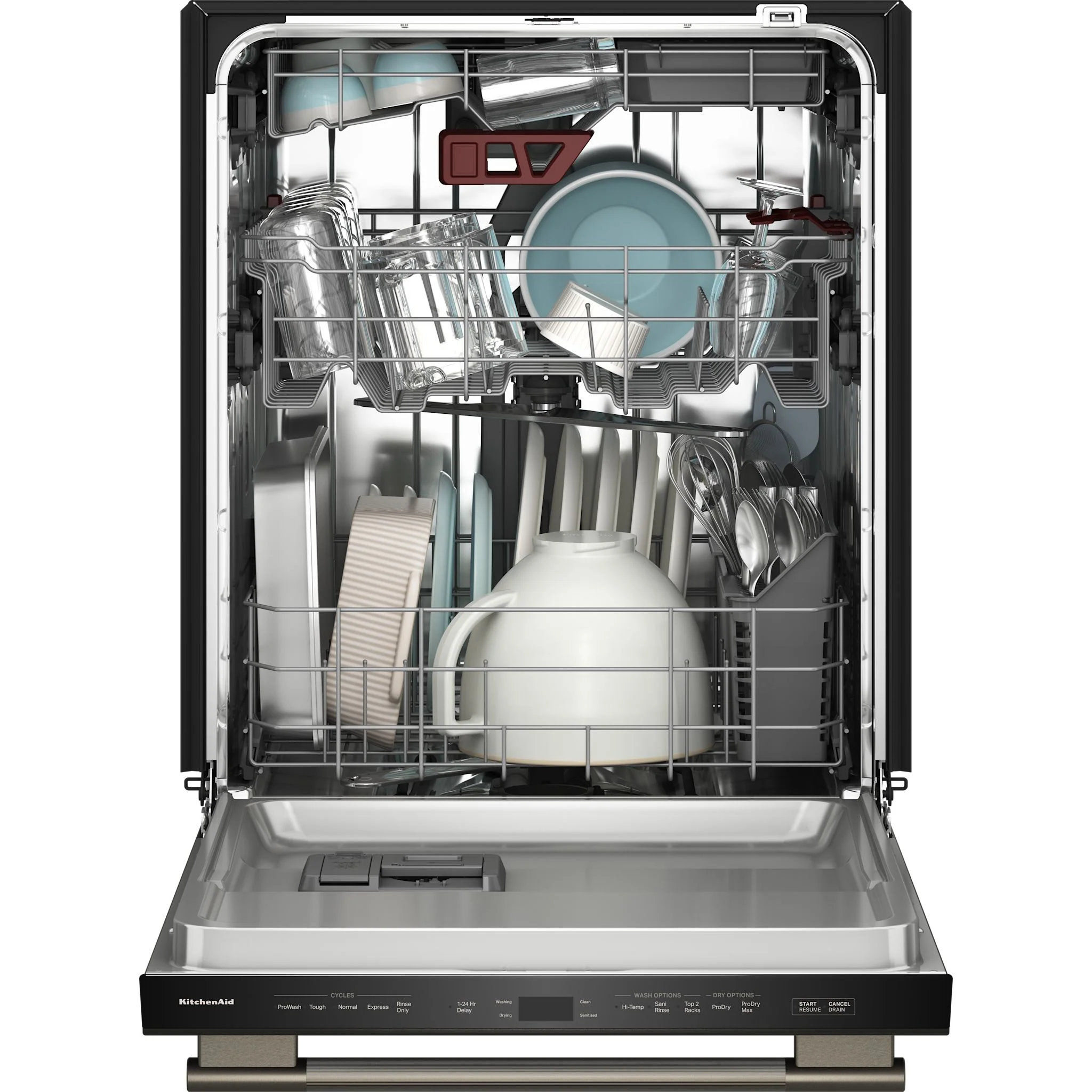 KitchenAid Third Level Jet Rack Dishwasher with 40+ Total Wash Jets, 41 dBA -Black Ore (KDTS324SBE) - Image 10