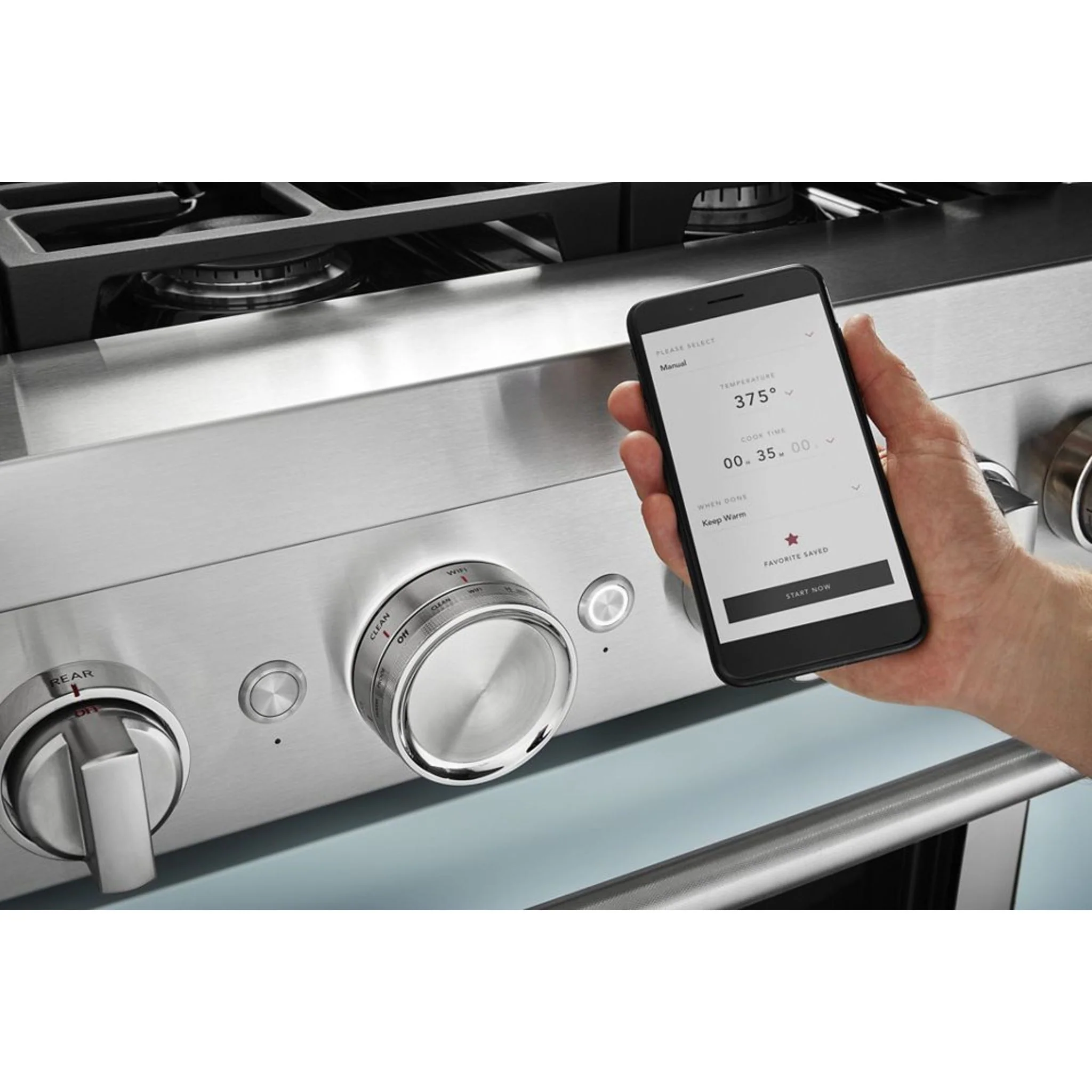 KitchenAid  30'' Smart Commercial-Style Dual Fuel Range with 4 Burners - Imperial Black (KFDC500JBK) - Image 29