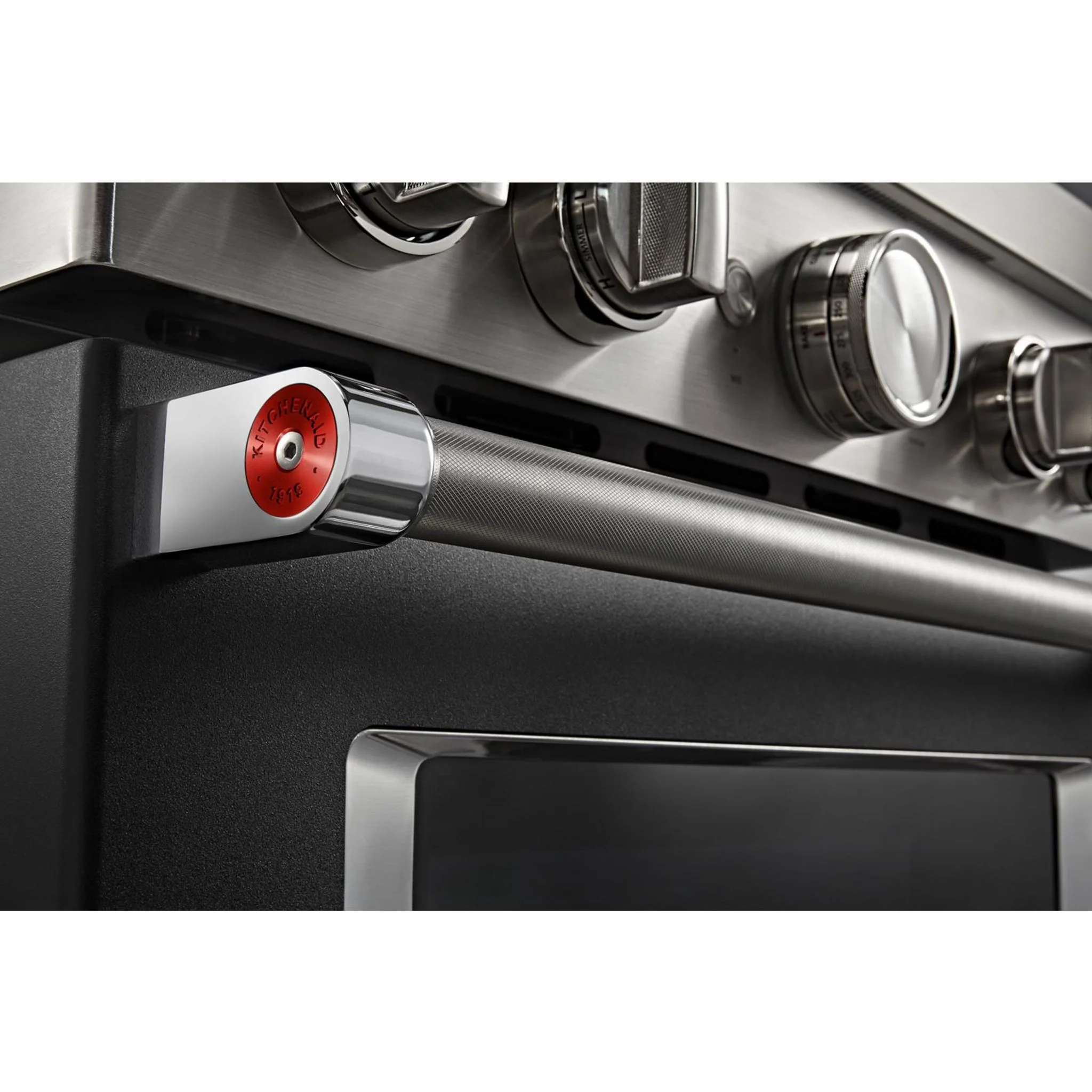 KitchenAid  30'' Smart Commercial-Style Dual Fuel Range with 4 Burners - Imperial Black (KFDC500JBK) - Image 42