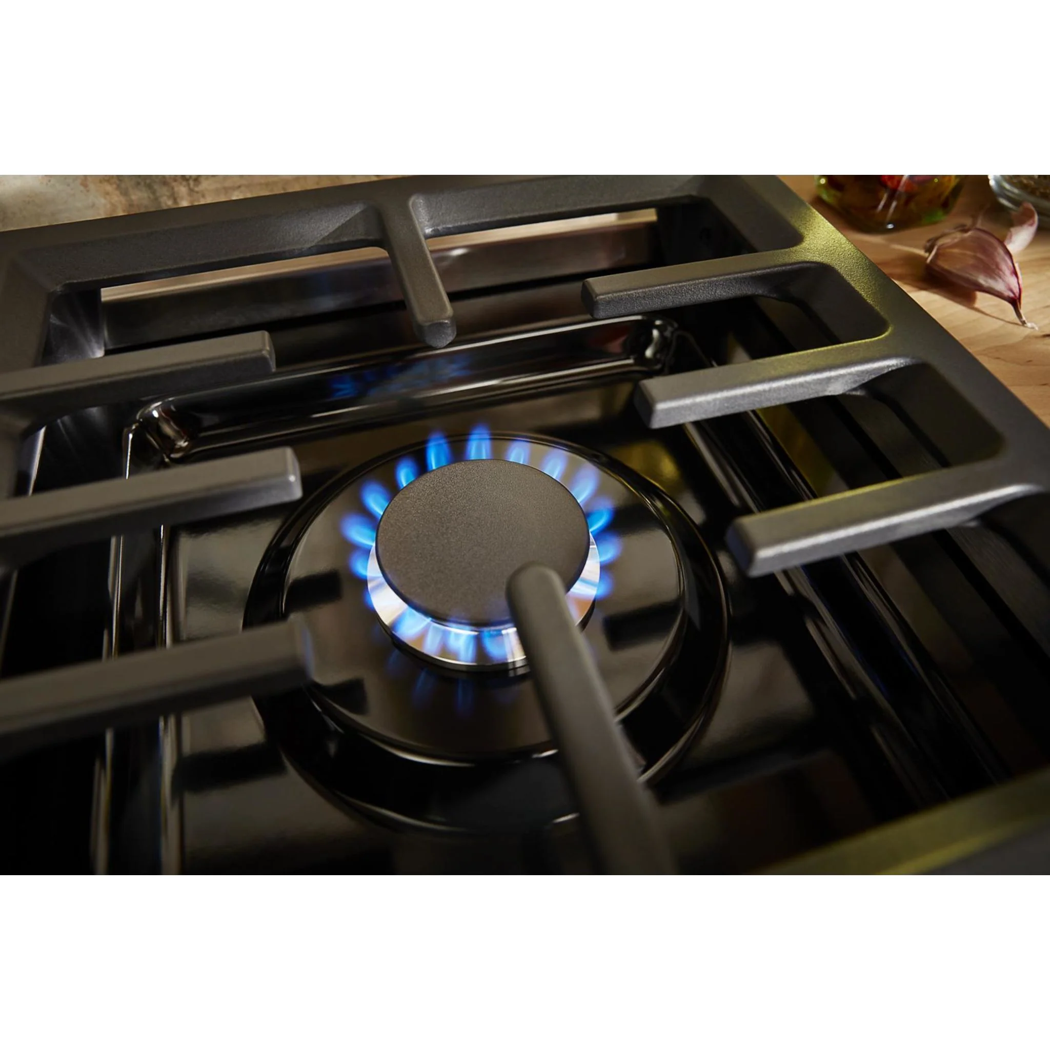 KitchenAid  30'' Smart Commercial-Style Dual Fuel Range with 4 Burners - Imperial Black (KFDC500JBK) - Image 53