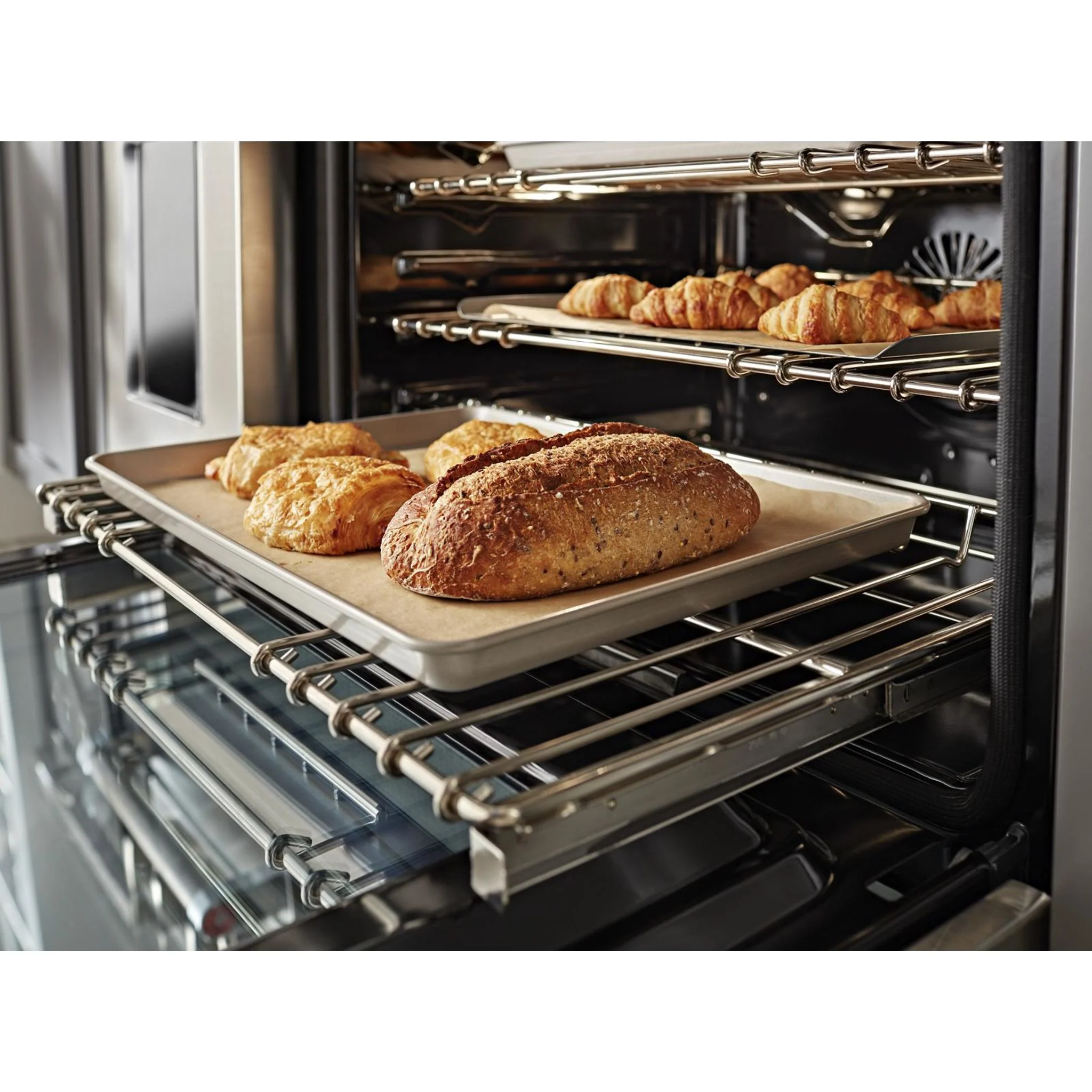 KitchenAid  48'' Smart Commercial-Style Dual Fuel Range with Griddle - Imperial Black (KFDC558JBK) - Image 36