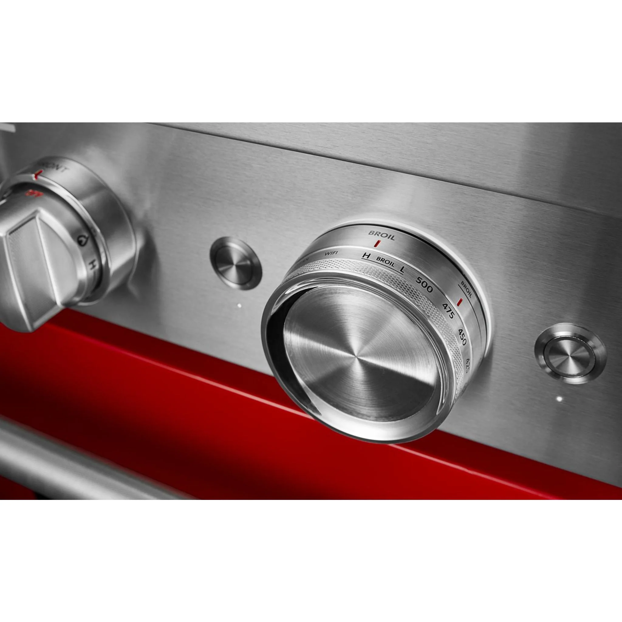KitchenAid  30'' Smart Commercial-Style Dual Fuel Range with 4 Burners - Passion Red (KFDC500JPA) - Image 37