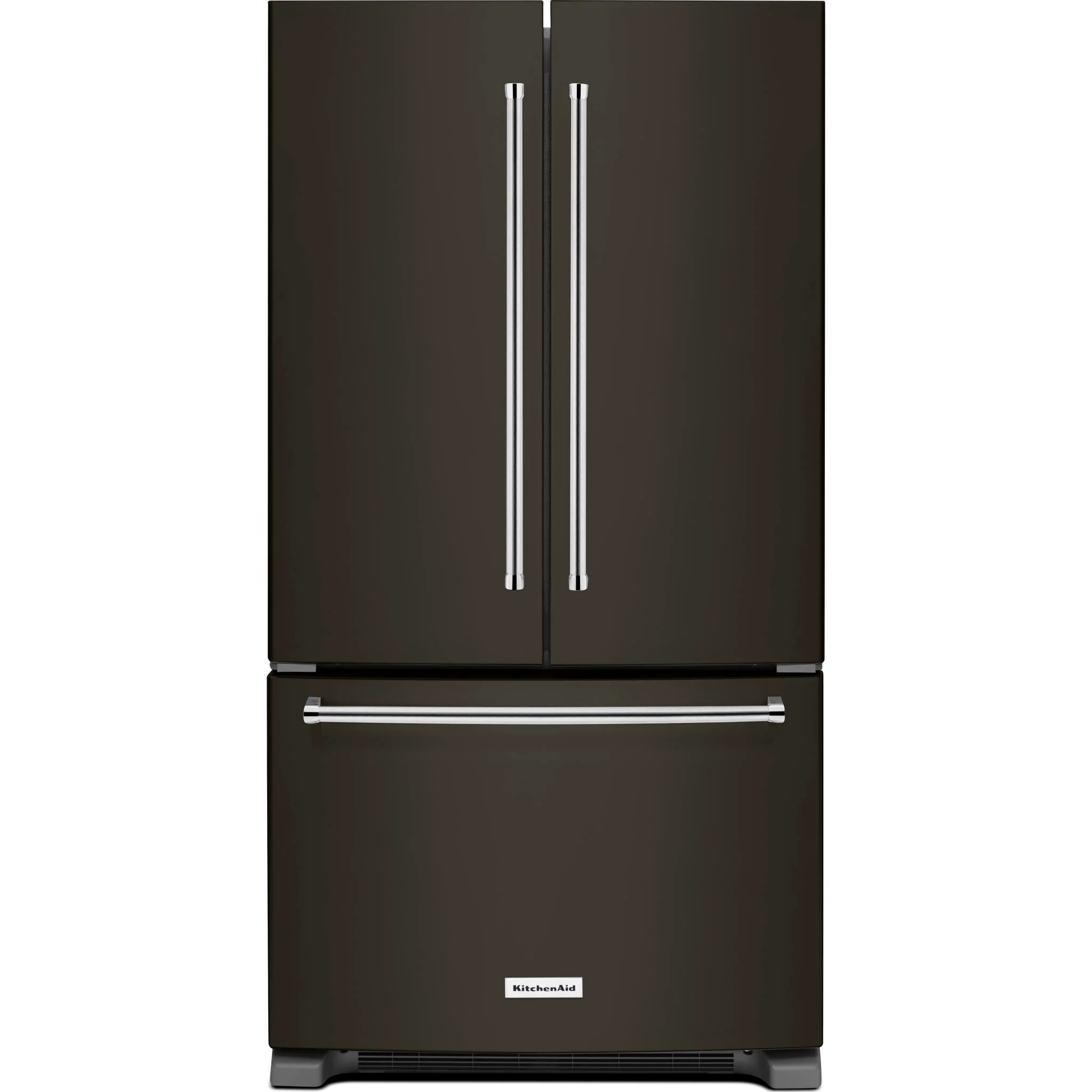 KitchenAid  20 cu. ft. 36" Width Counter-Depth French Door Refrigerator with Interior Dispense and PrintShield Finish (KRFC300EBS) - Image 9
