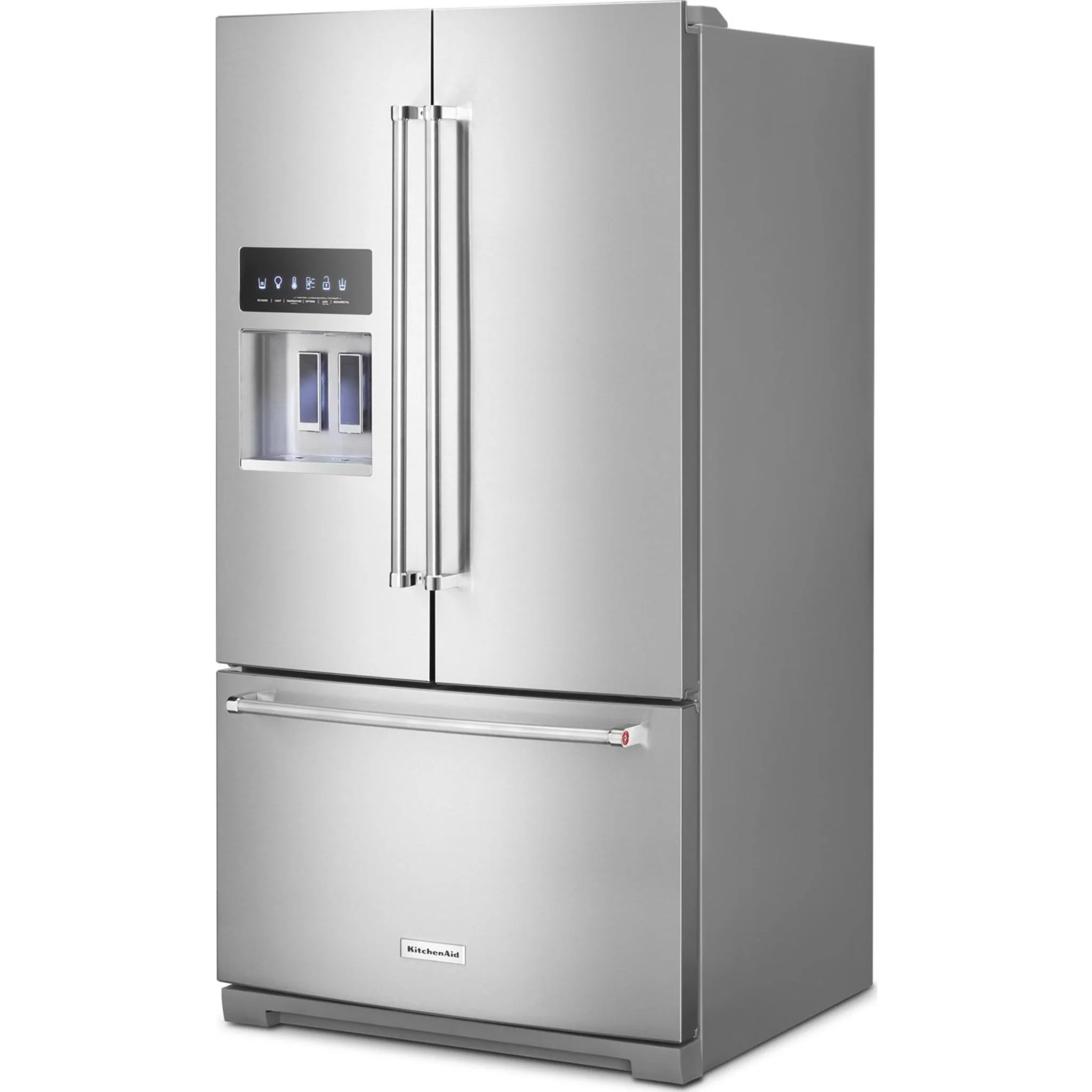 KitchenAid 26.8 cu.ft. Standard-Depth French Door Refrigerator with Exterior Ice and Water Dispenser - Stainless Steel with PrintShield™ Finish (KRFF577KPS) - Image 26