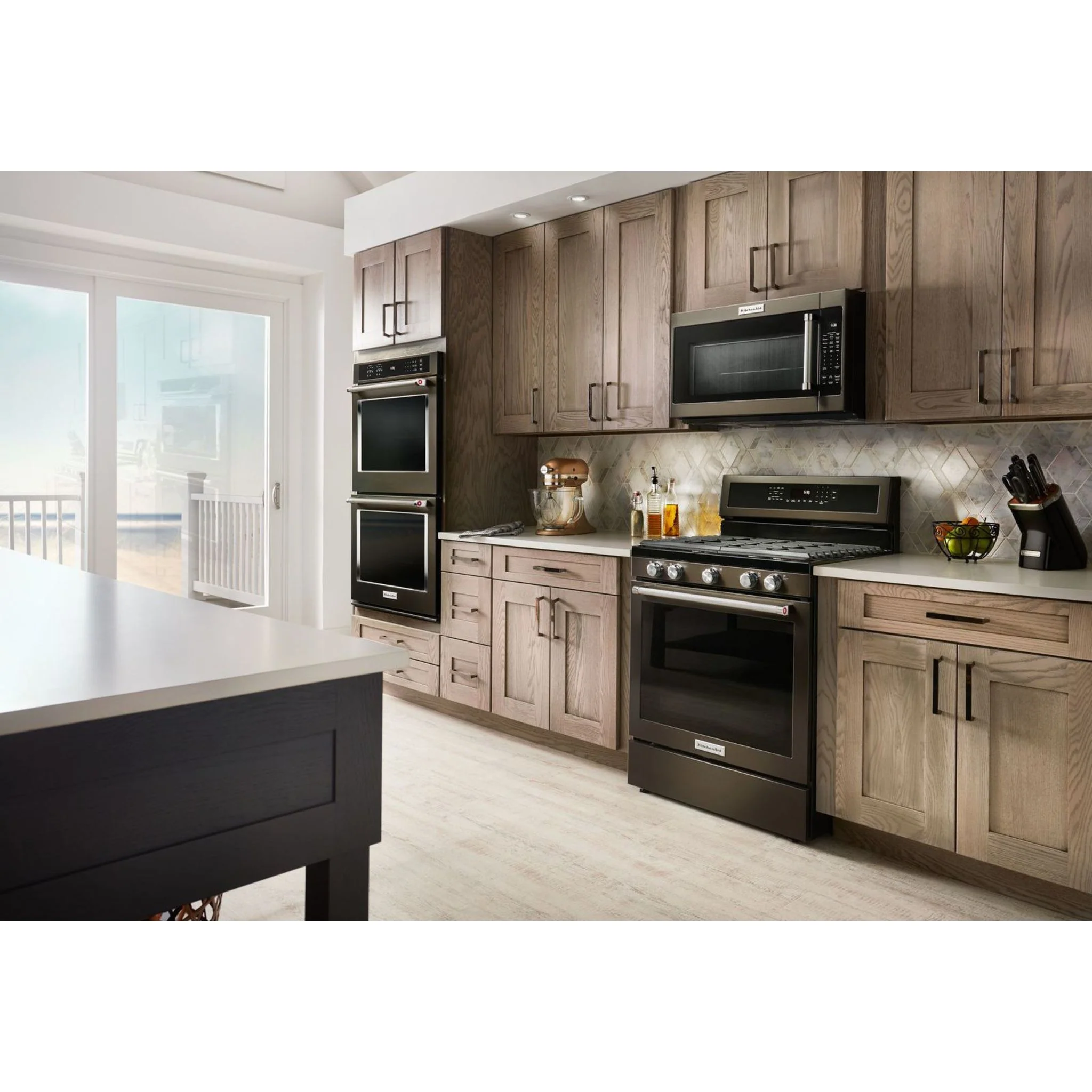 KitchenAid 30" 5-Burner Gas Convection Range - Black Stainless (KFGG500EBS) - Image 42