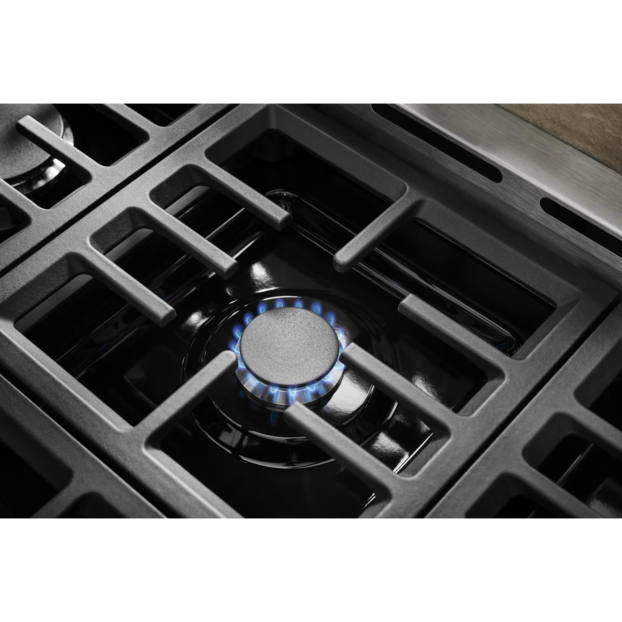 KitchenAid 48'' Smart Commercial-Style Gas Range with Griddle - Misty Blue (KFGC558JMB) - Image 50