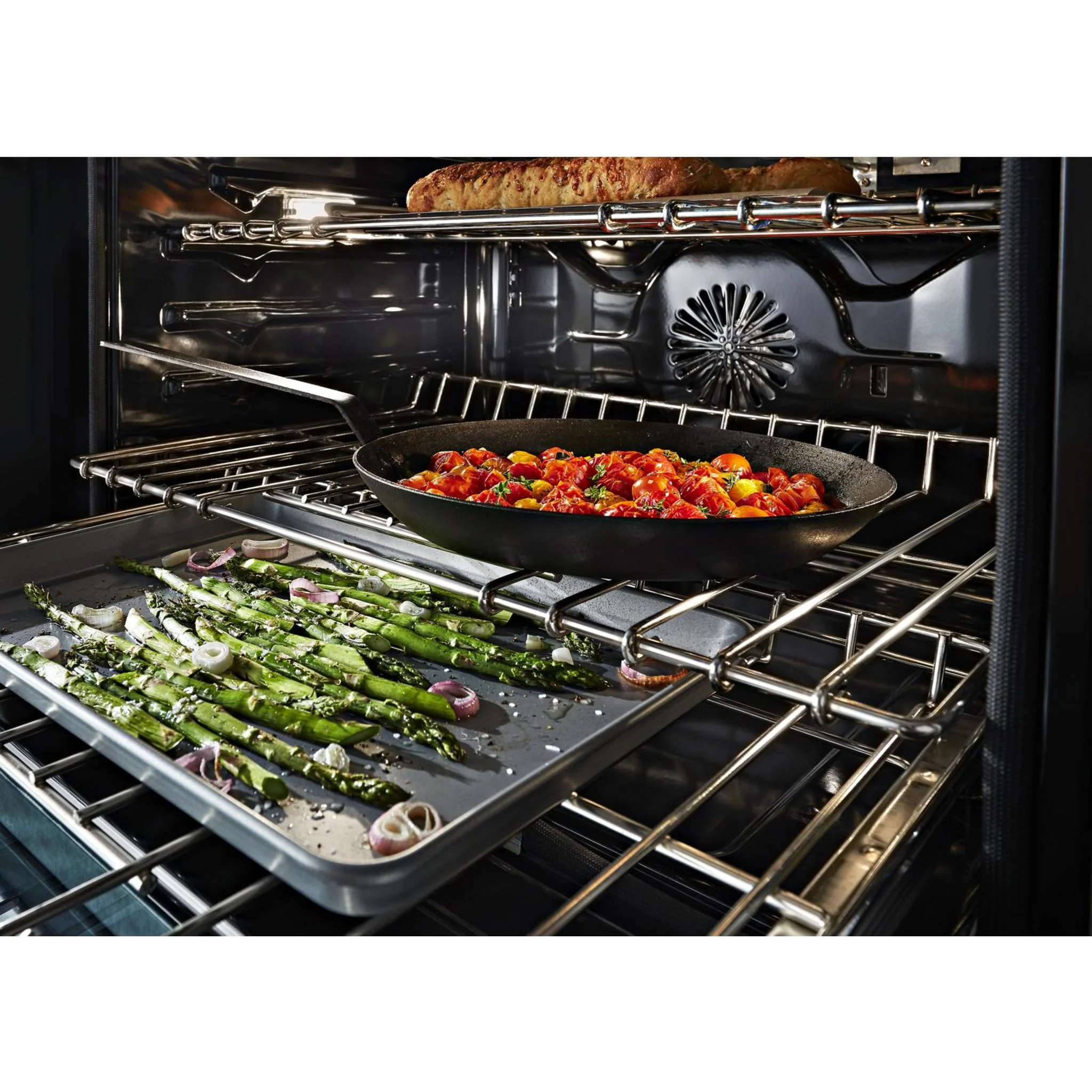 KitchenAid 48'' Smart Commercial-Style Gas Range with Griddle - Imperial Black (KFGC558JBK) - Image 47