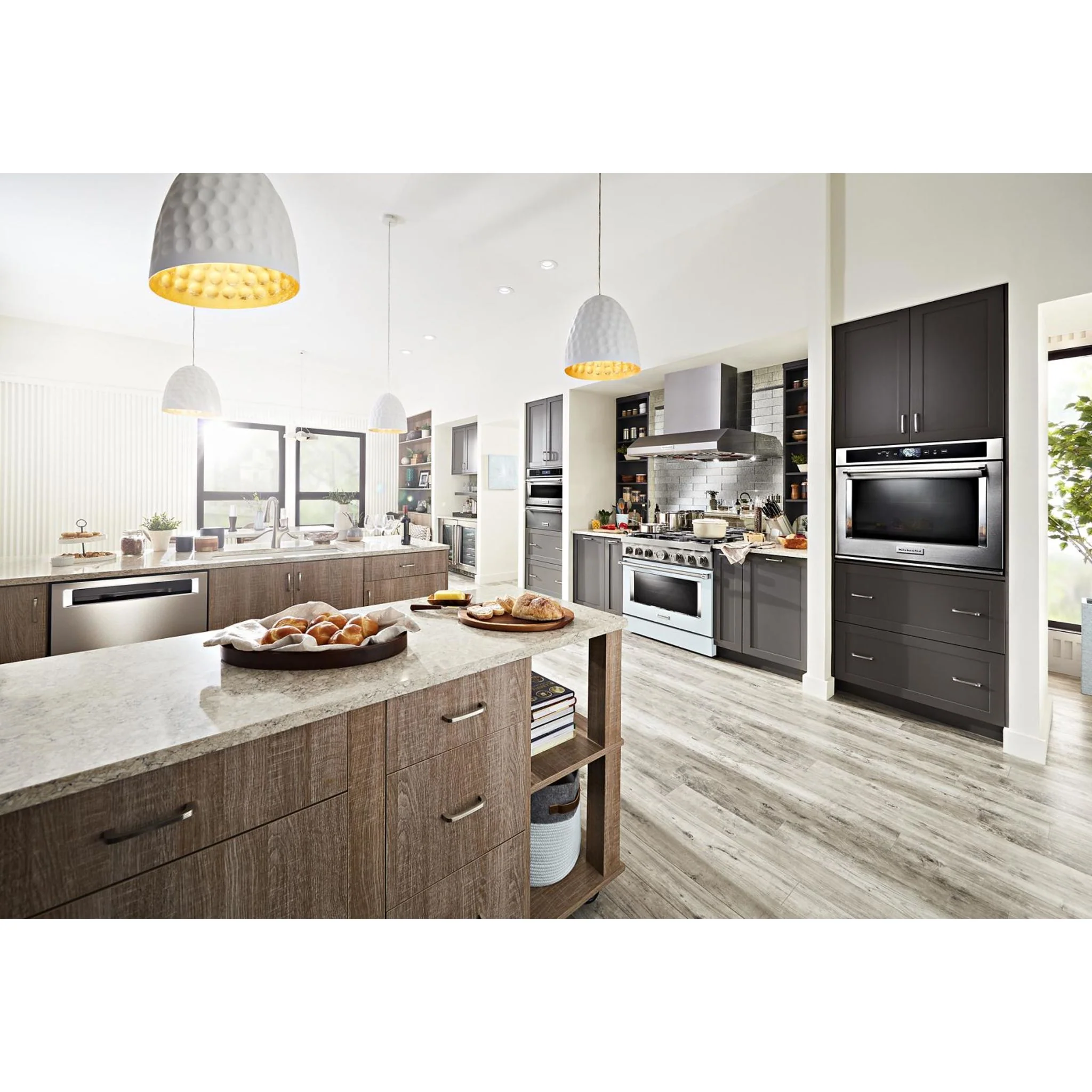 KitchenAid 36'' Smart Commercial-Style Gas Range with 6 Burners - Misty Blue (KFGC506JMB) - Image 52