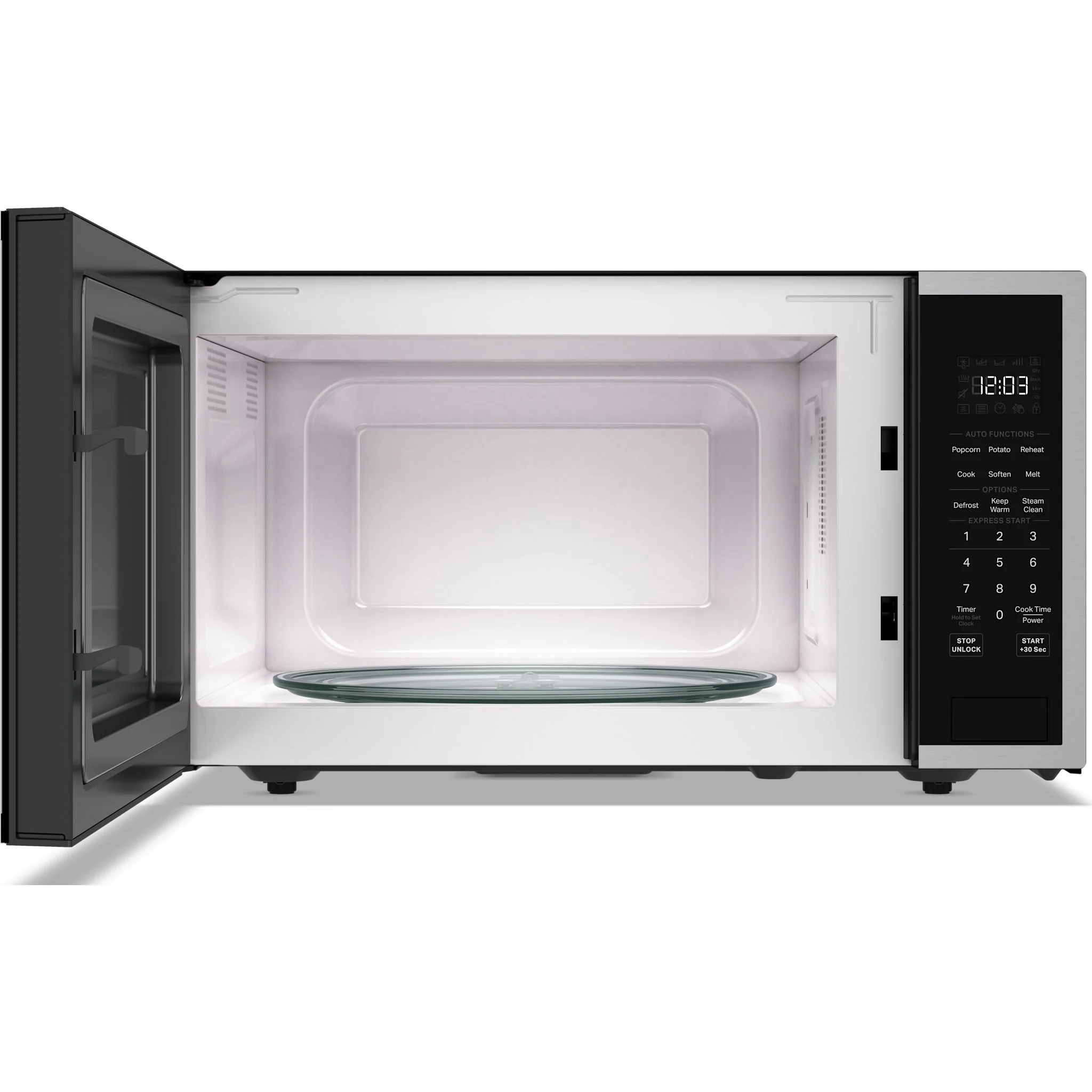 KitchenAid 1.5 Cu. Ft. Countertop Microwave with Air Fry Function -PrintShield Stainless (KMCS522SPS) - Image 8