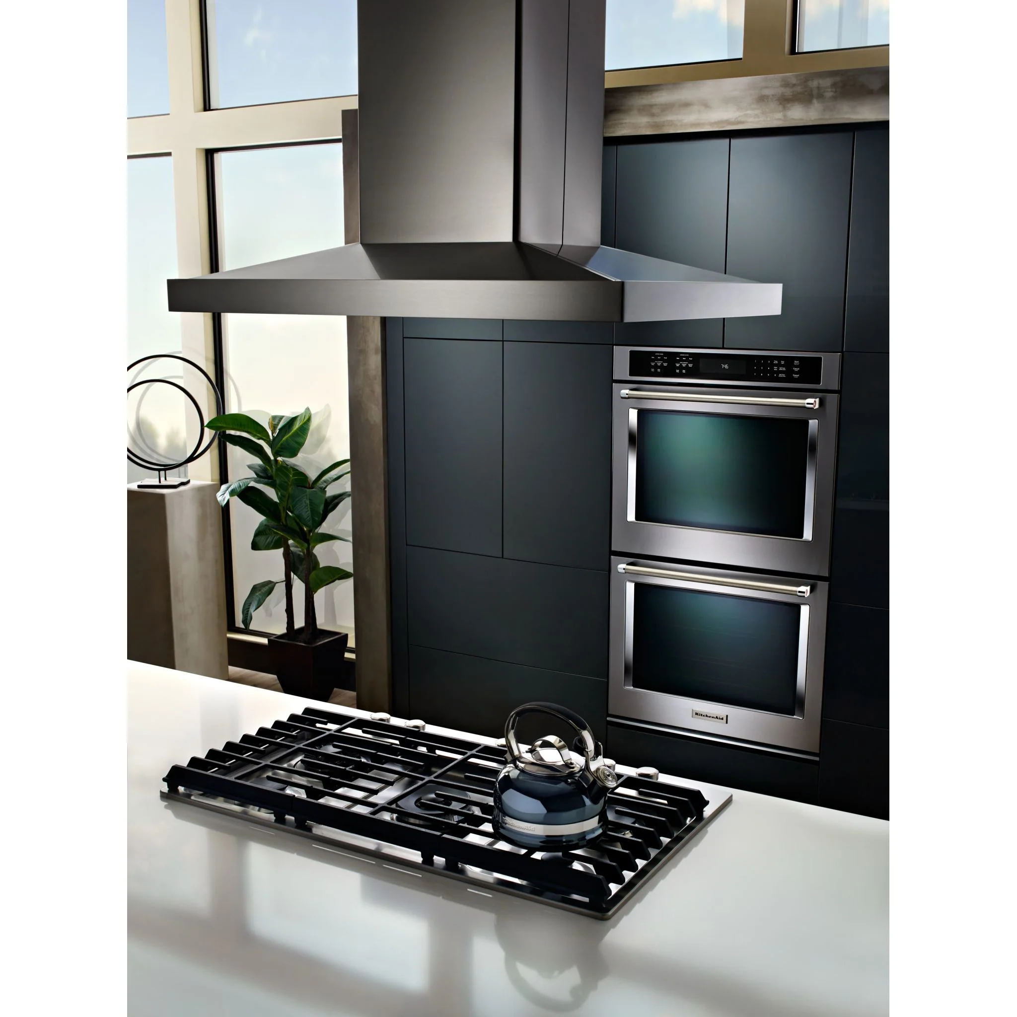 KitchenAid 36" Island-Mount, 3-Speed Canopy Hood -Stainless Steel (KVIB606DSS) - Image 11