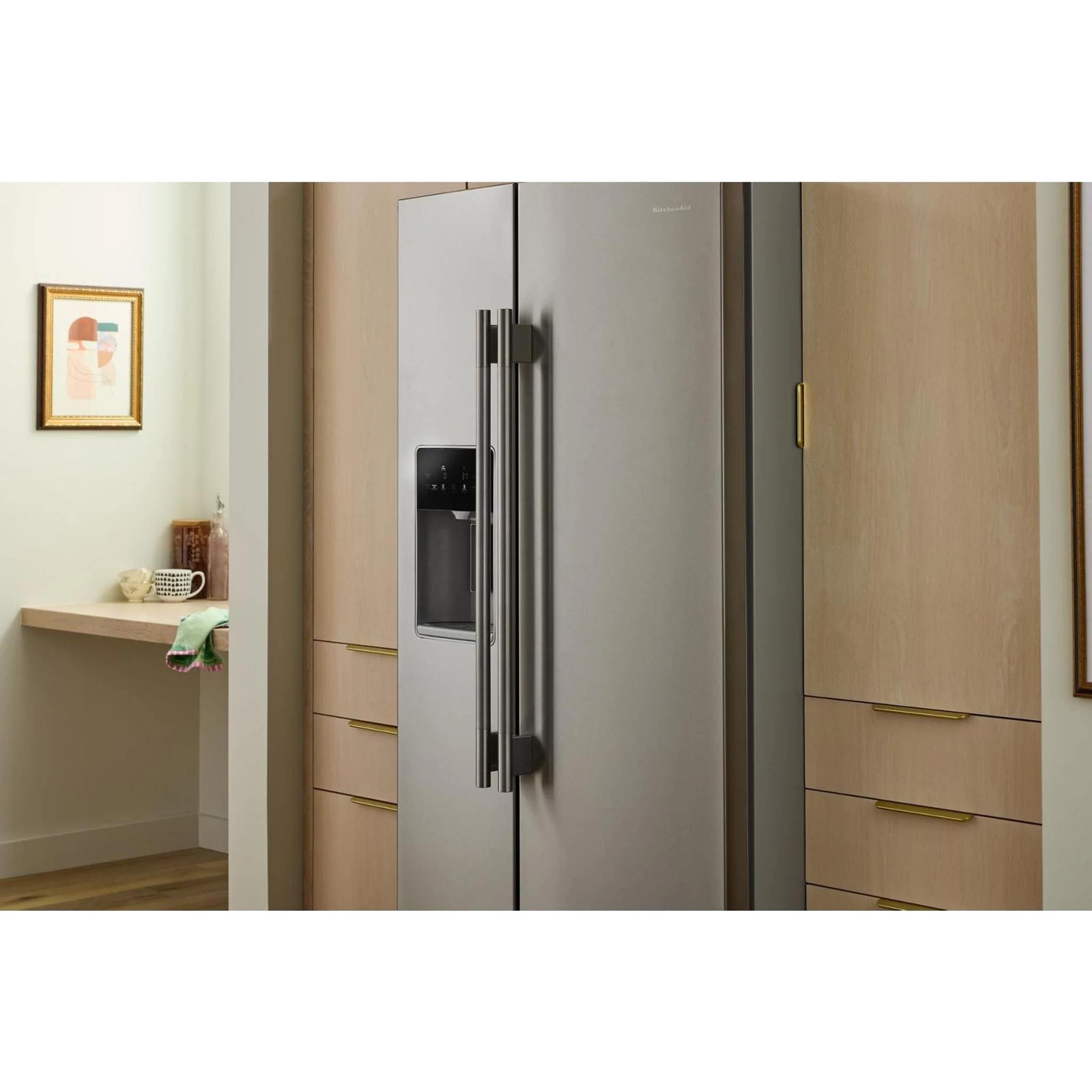 KitchenAid 28.7 Cu. Ft. Side-by-Side Refrigerator with Exterior Ice and Water Dispenser in PrintShieldFinish -Fingerprint Resistant Stainless Steel (KRSF536RPS) - Image 16