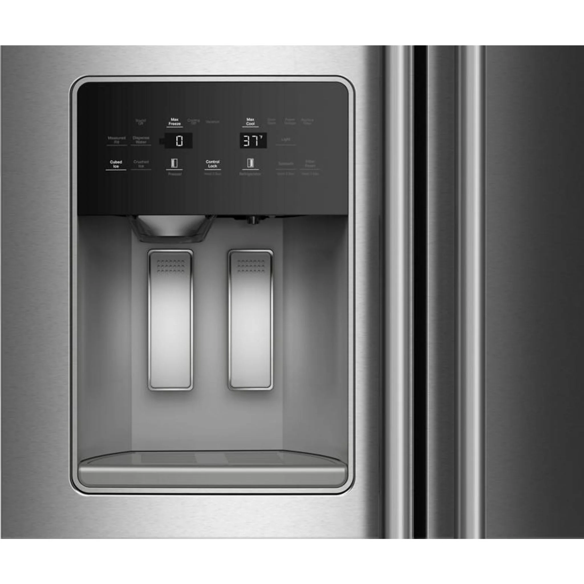 KitchenAid 28.7 Cu. Ft. Side-by-Side Refrigerator with Exterior Ice and Water Dispenser in PrintShieldFinish -Fingerprint Resistant Stainless Steel (KRSF536RPS) - Image 19