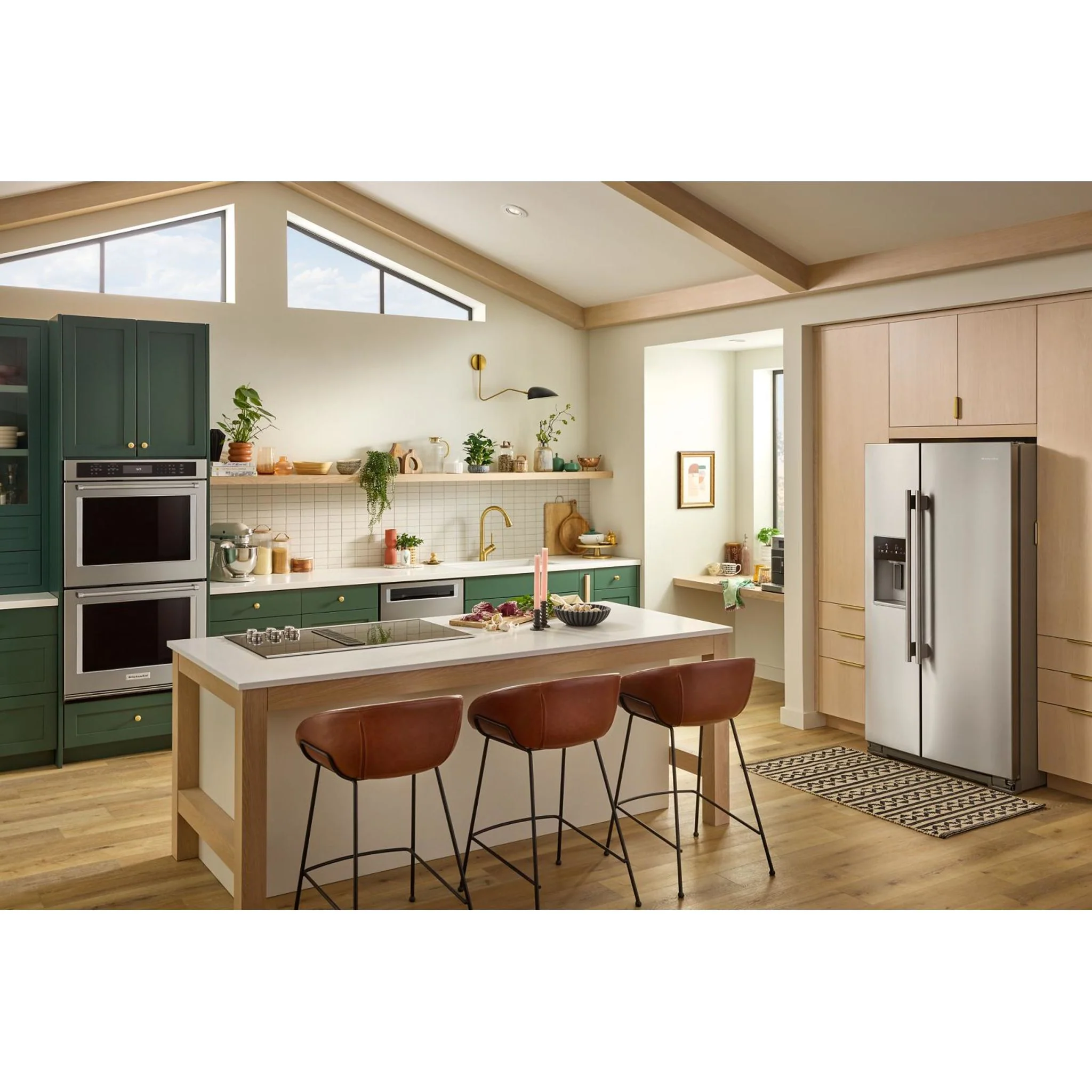KitchenAid 28.7 Cu. Ft. Side-by-Side Refrigerator with Exterior Ice and Water Dispenser in PrintShieldFinish -Fingerprint Resistant Stainless Steel (KRSF536RPS) - Image 3