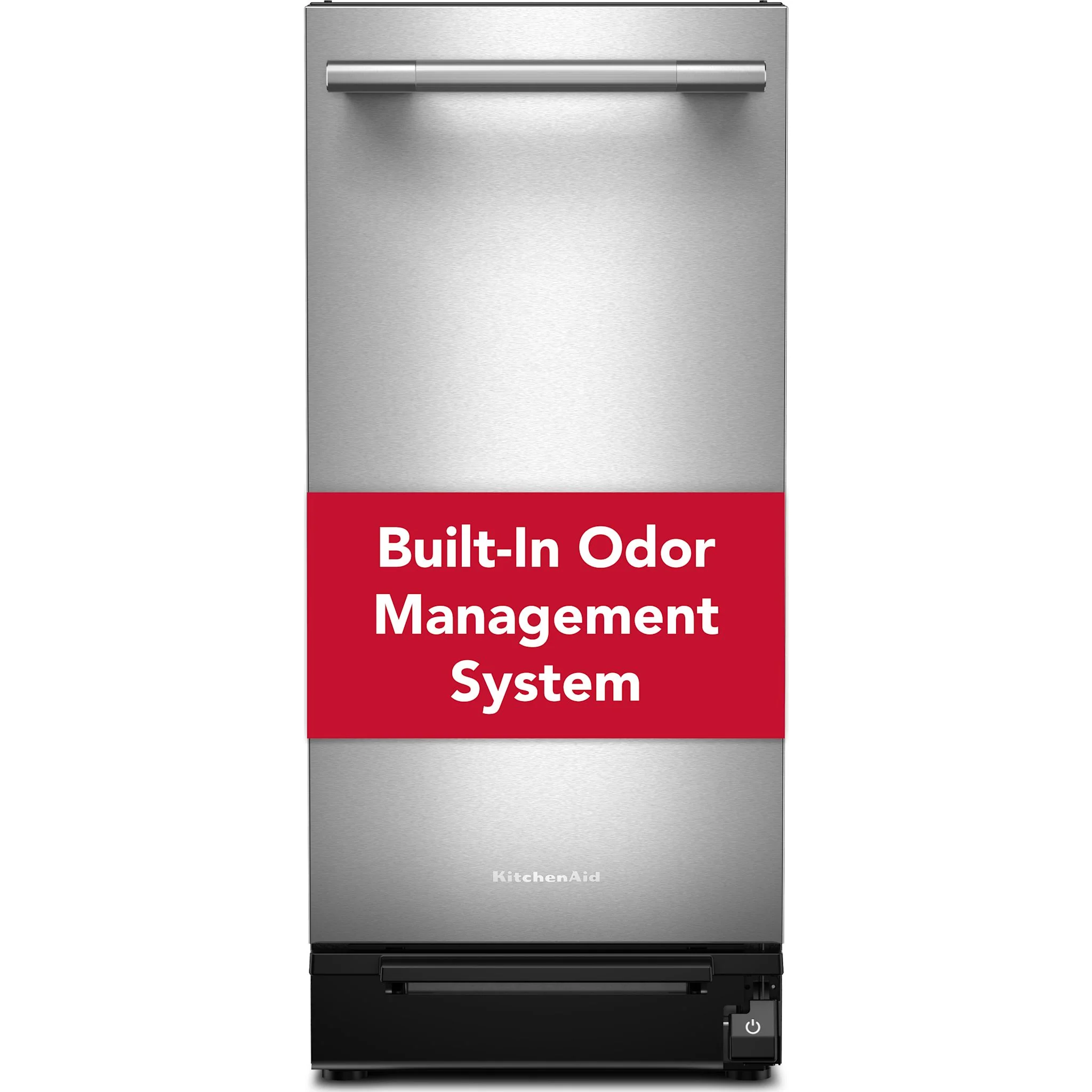 KitchenAid 15 in. Built-In Trash Compactor with Built-In Odor Management System -Stainless Steel Finish (KTTP515TS) - Image 9