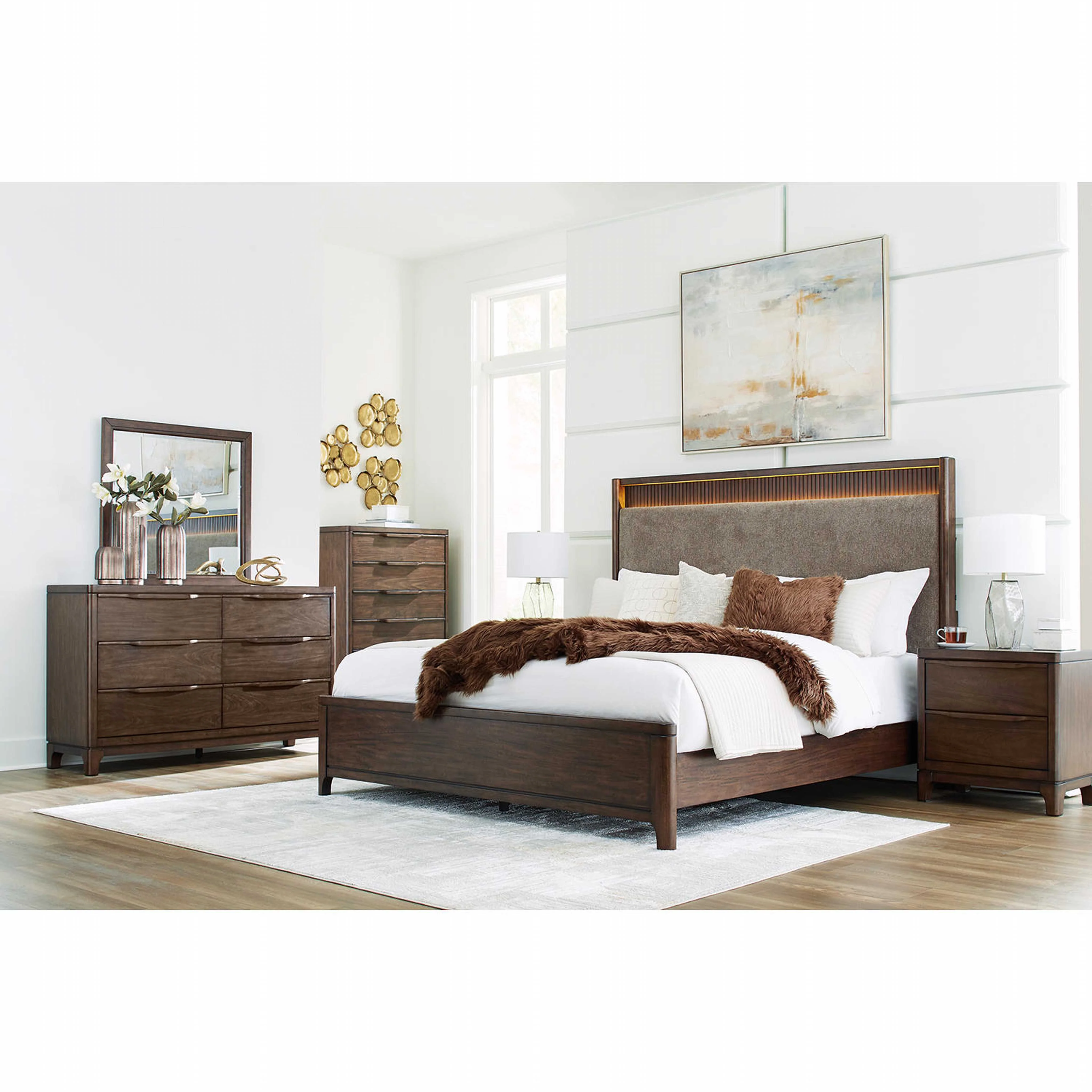 Korestone-Exclusive Dresser and Mirror - Image 3