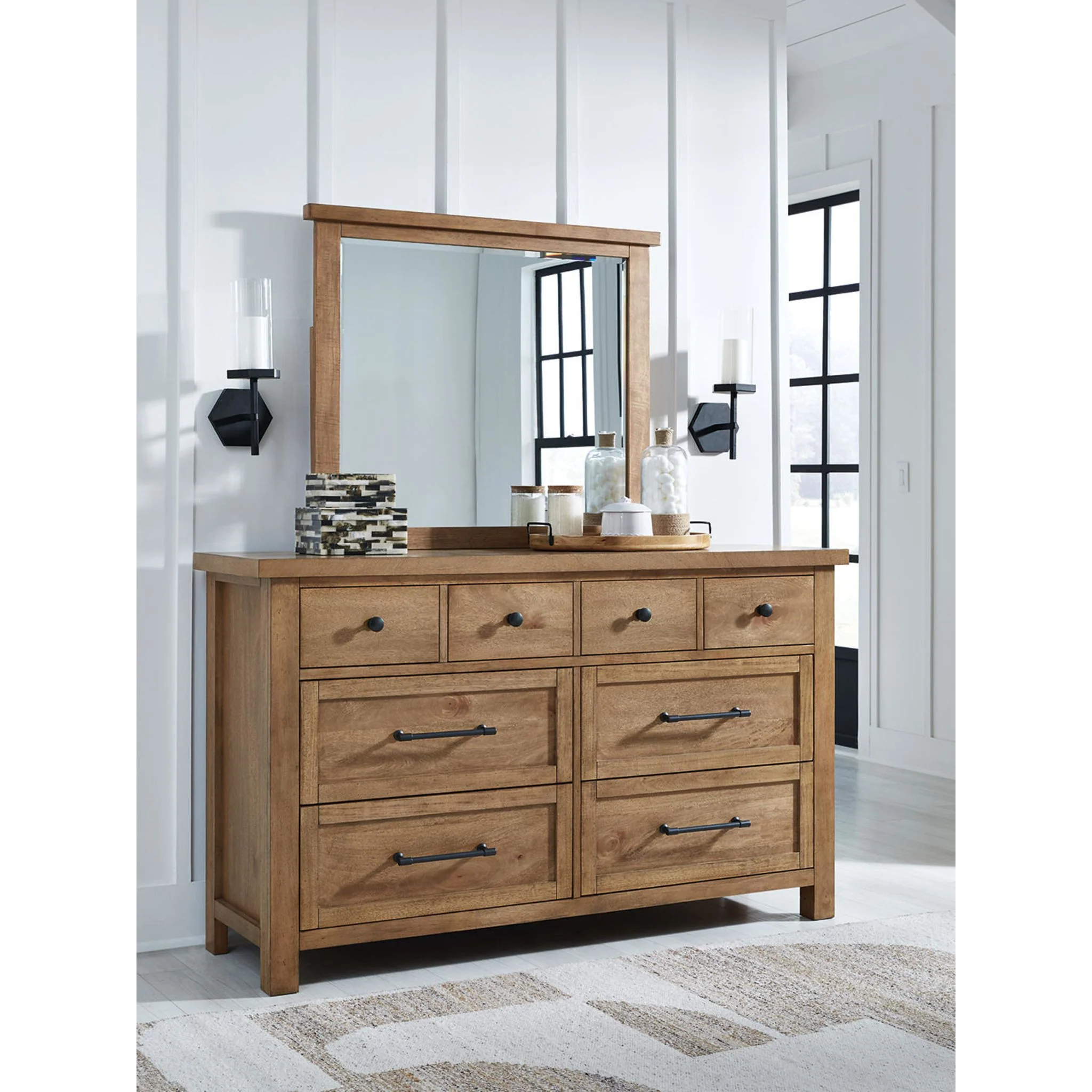 Kristiland-Exclusive Dresser and Mirror - Image 5
