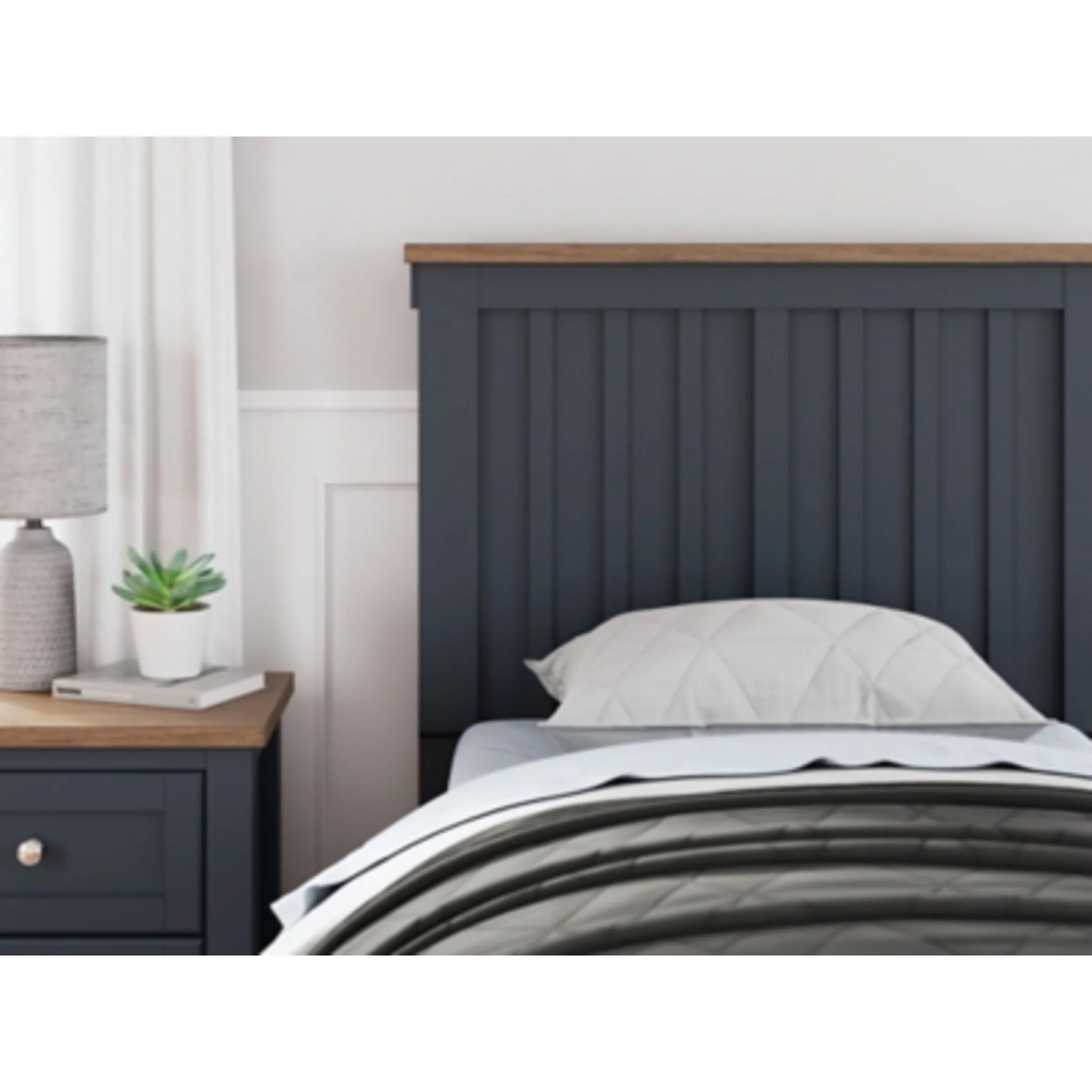 Landocken Twin Panel Headboard - Image 7