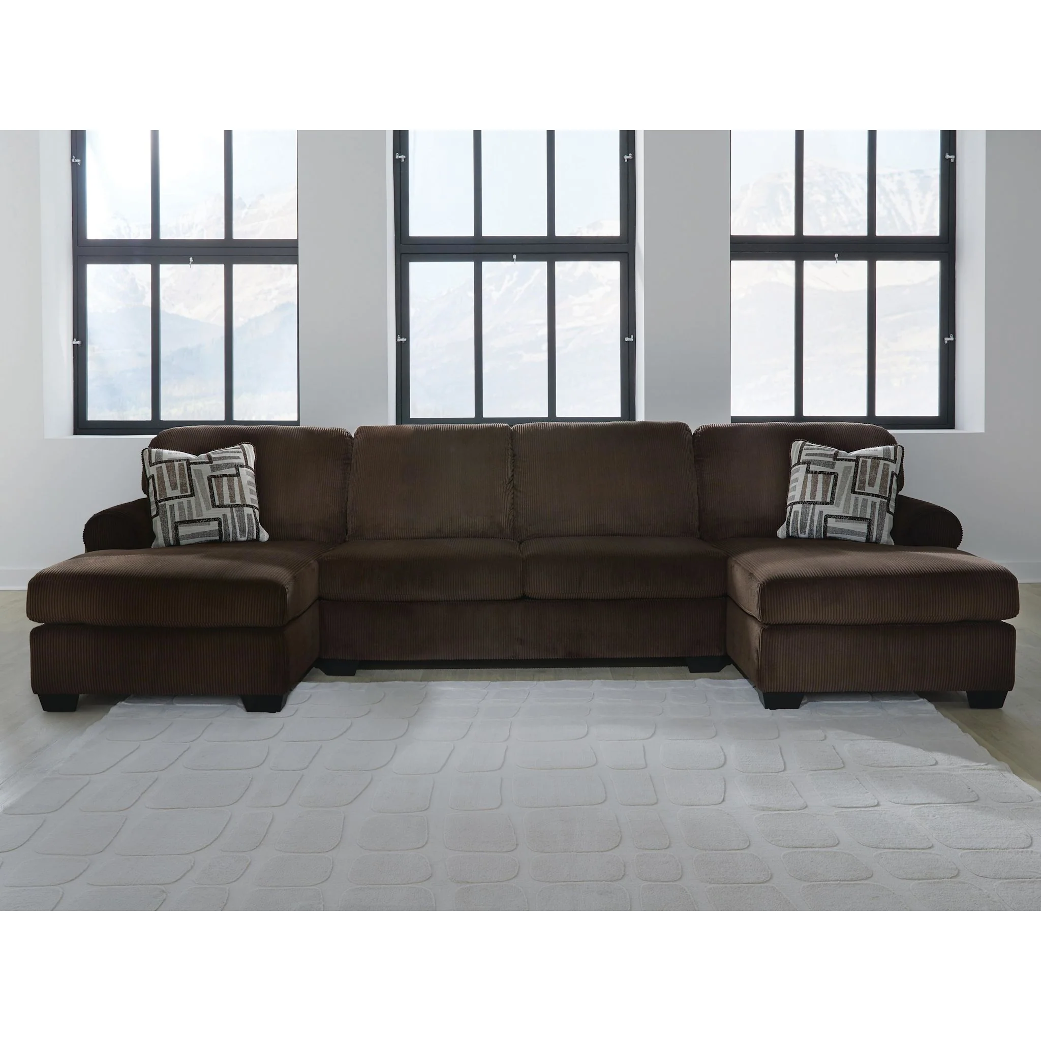 Landsings 3 Piece Sectional with Double Chaise - Image 7