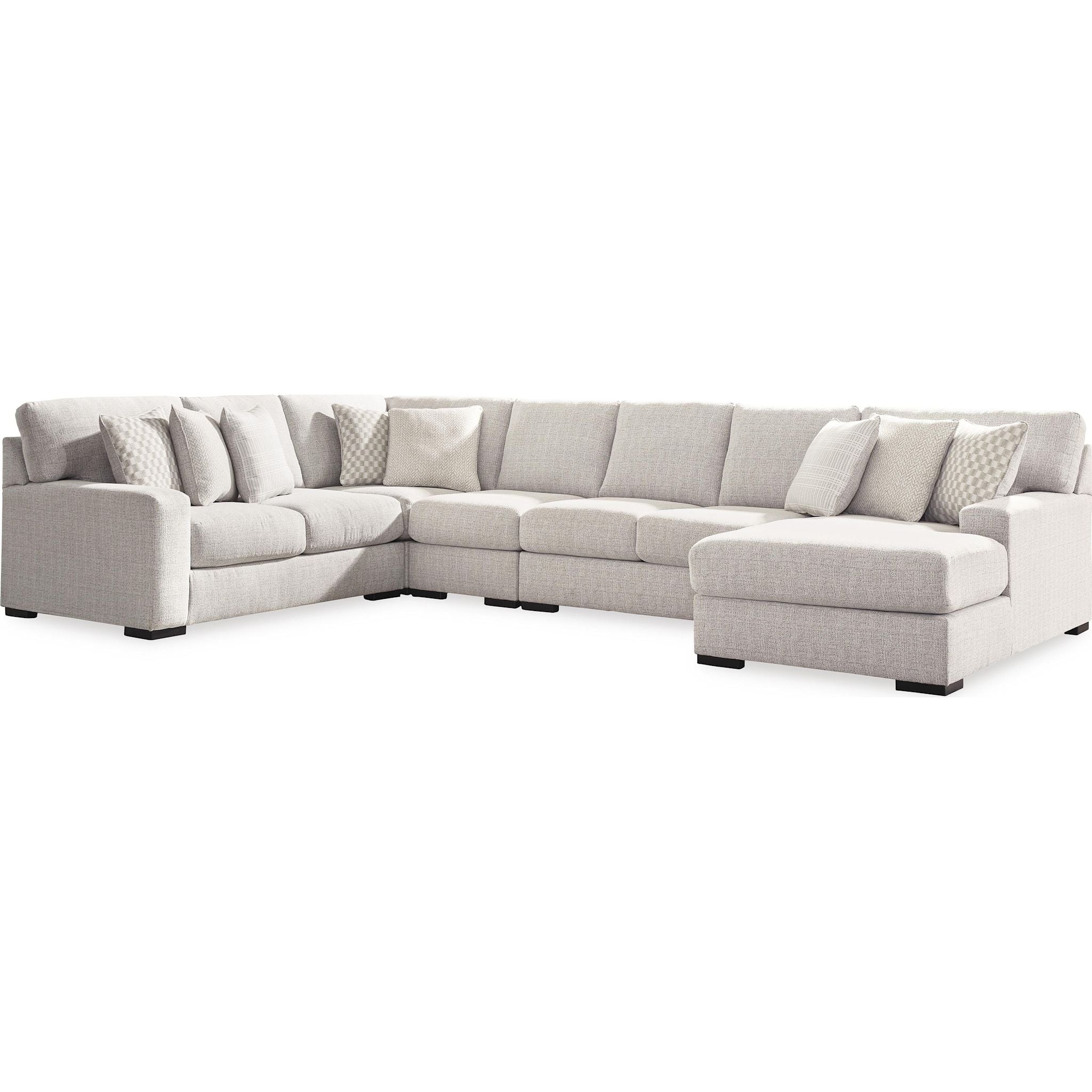 Larce-Exclusive 5 Piece Sectional with Chaise - Image 39