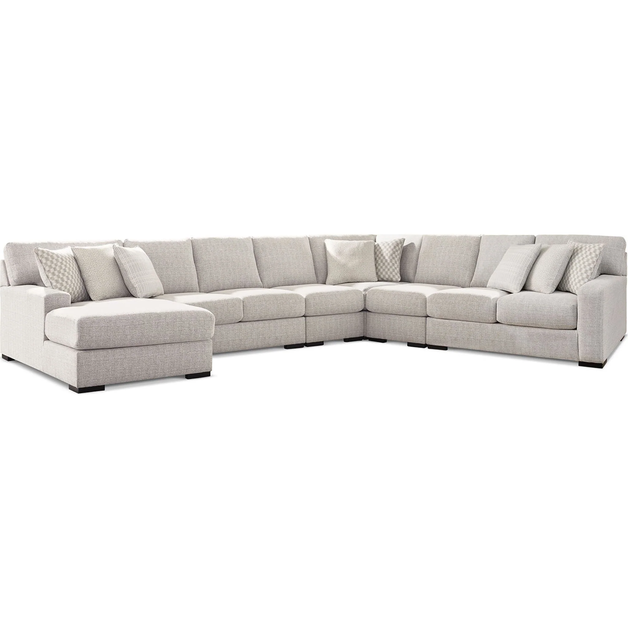 Larce-Exclusive 6 Piece Sectional with Chaise - Image 5