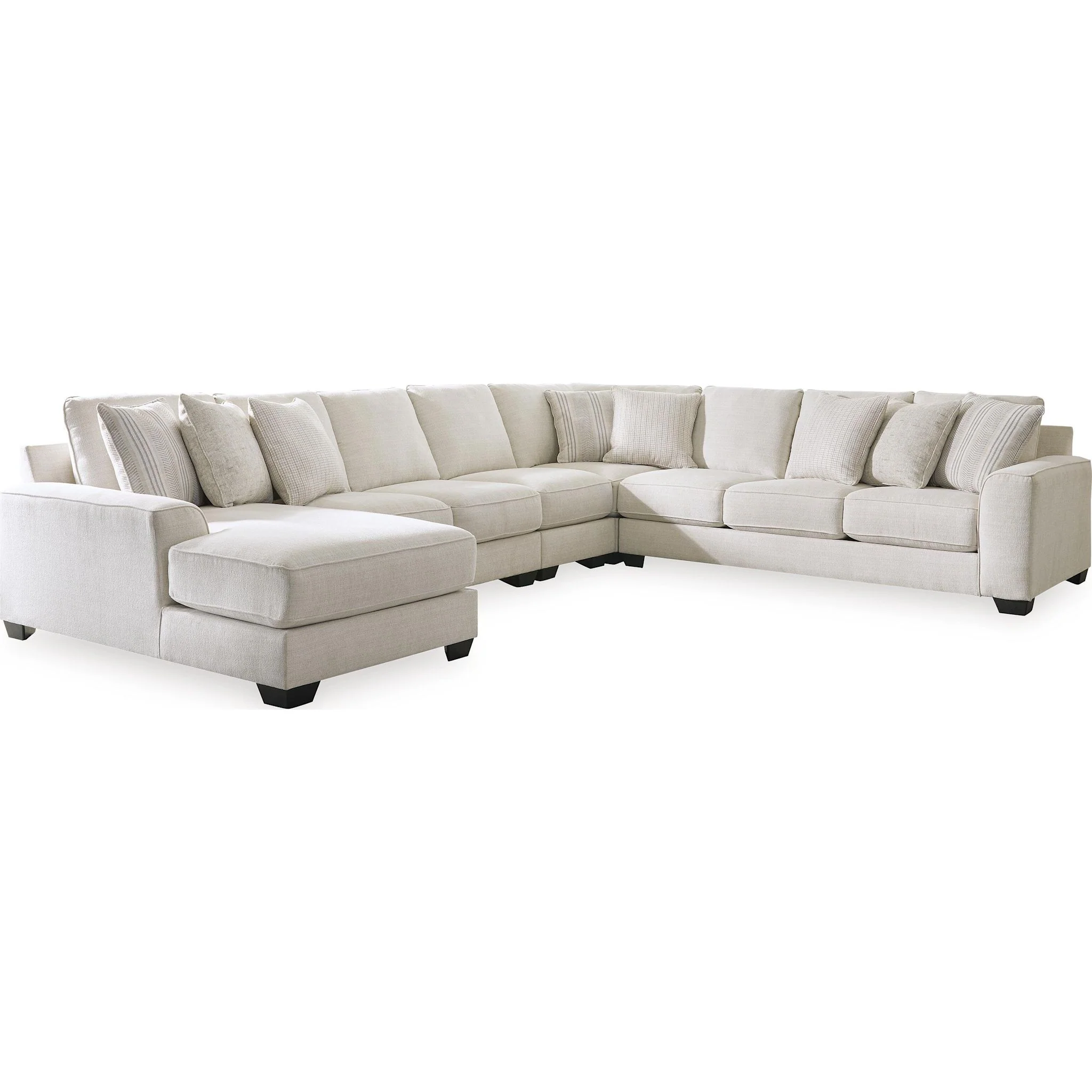 Lerenza-Exclusive 5 Piece Sectional with Chaise - Image 26