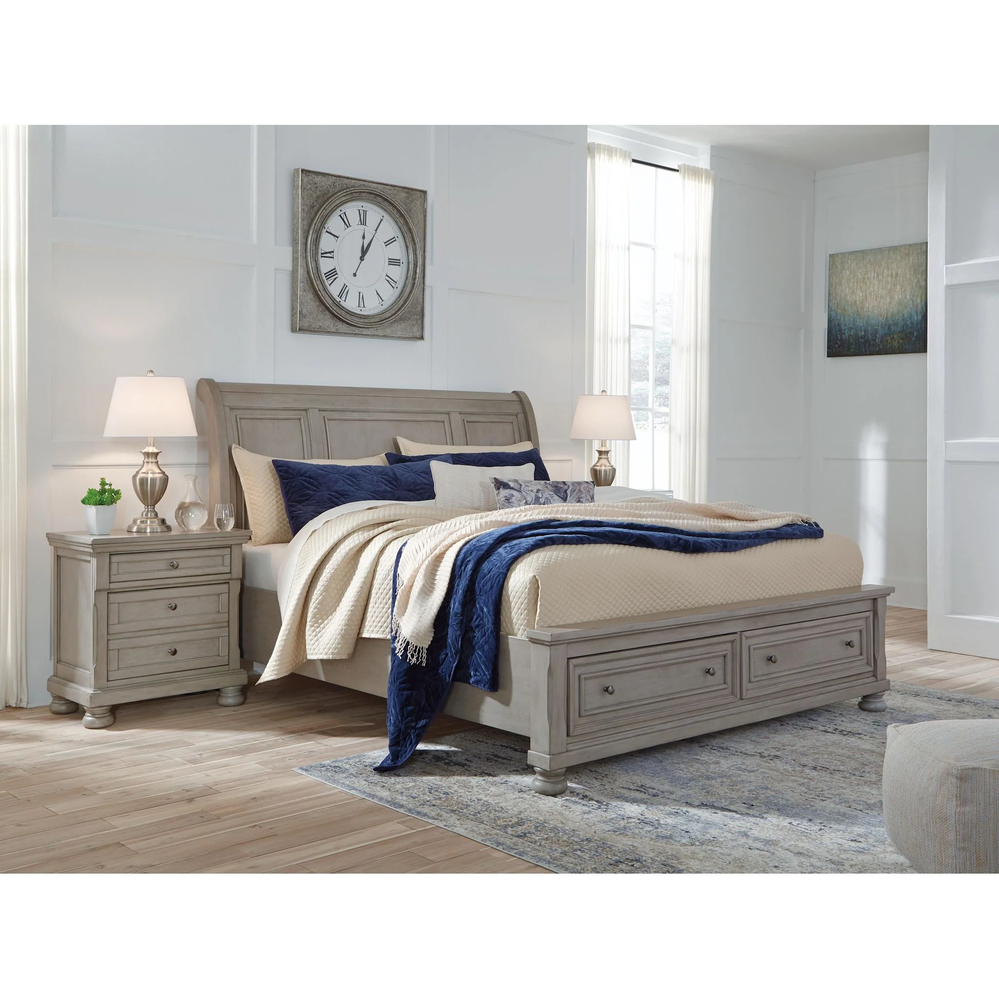 Lettner Sleigh Storage Bed - Image 13