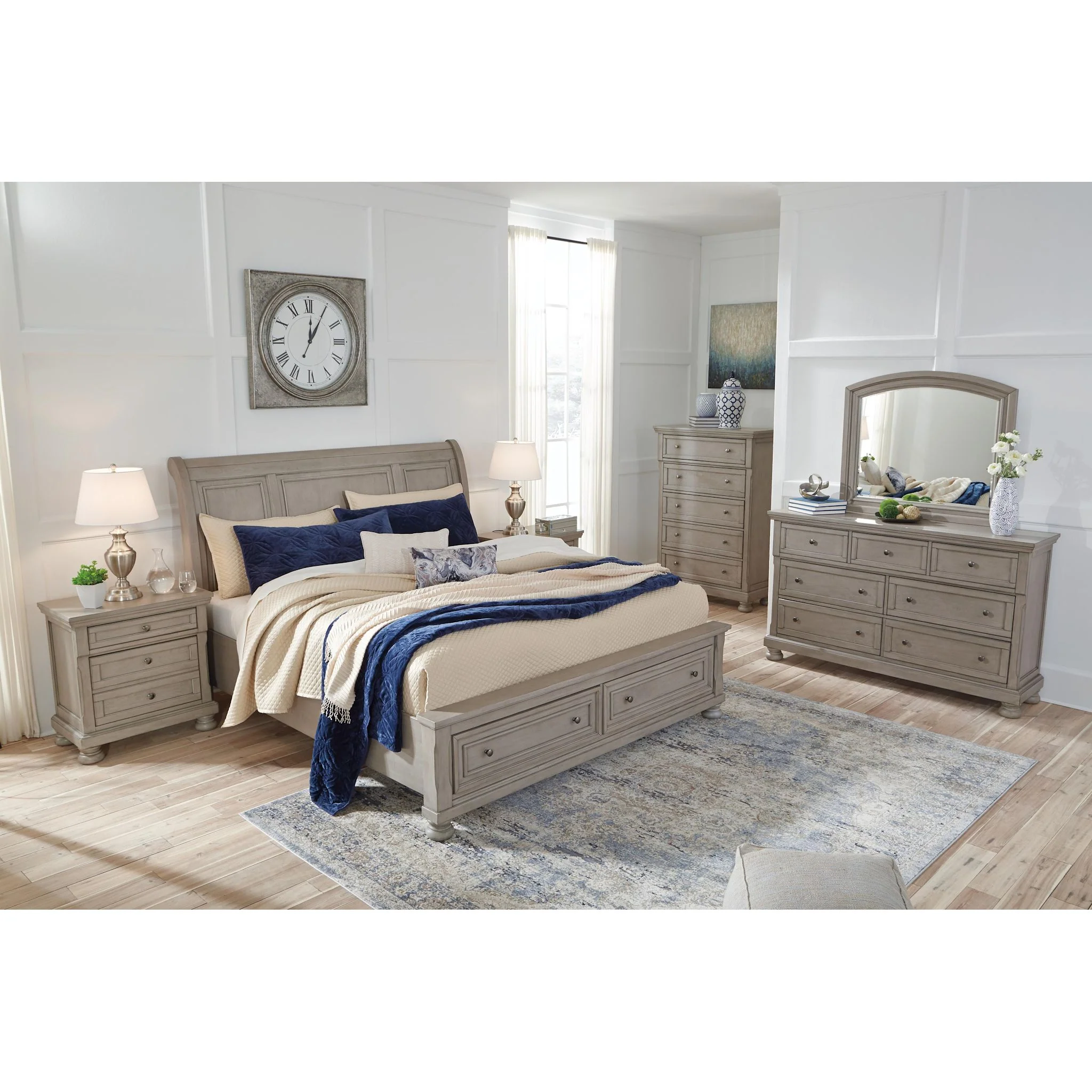 Lettner Sleigh Storage Bed - Image 16
