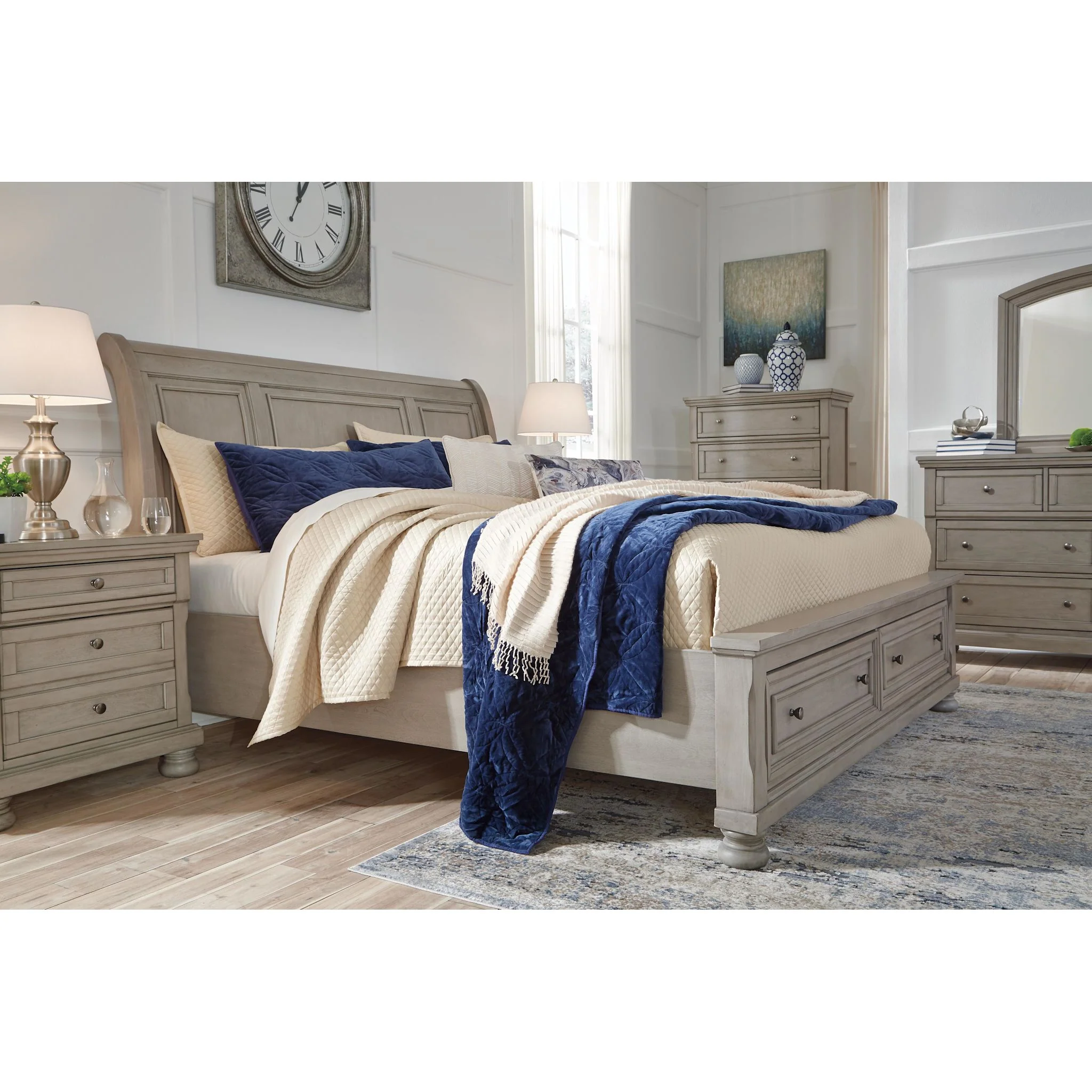 Lettner Sleigh Storage Bed - Image 34