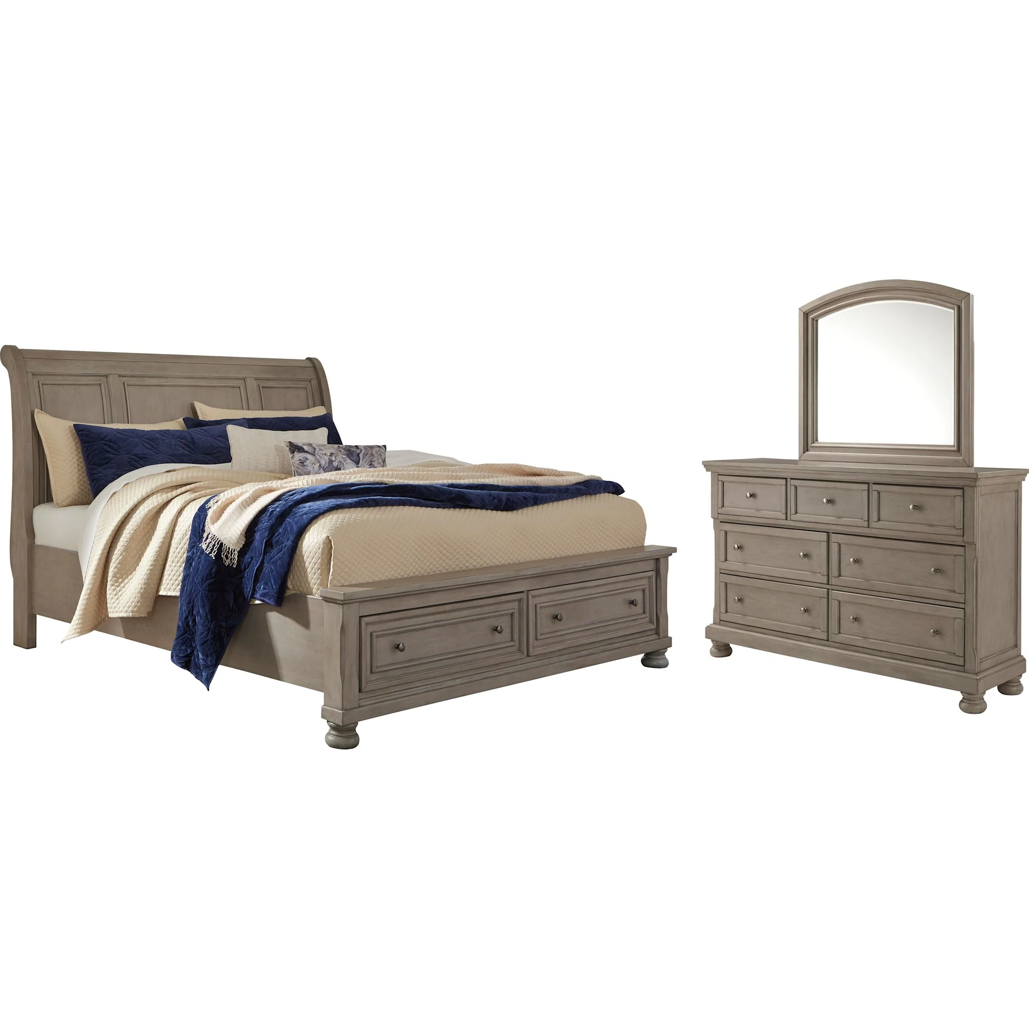 Lettner 5 Piece Sleigh Bedroom - Image 17
