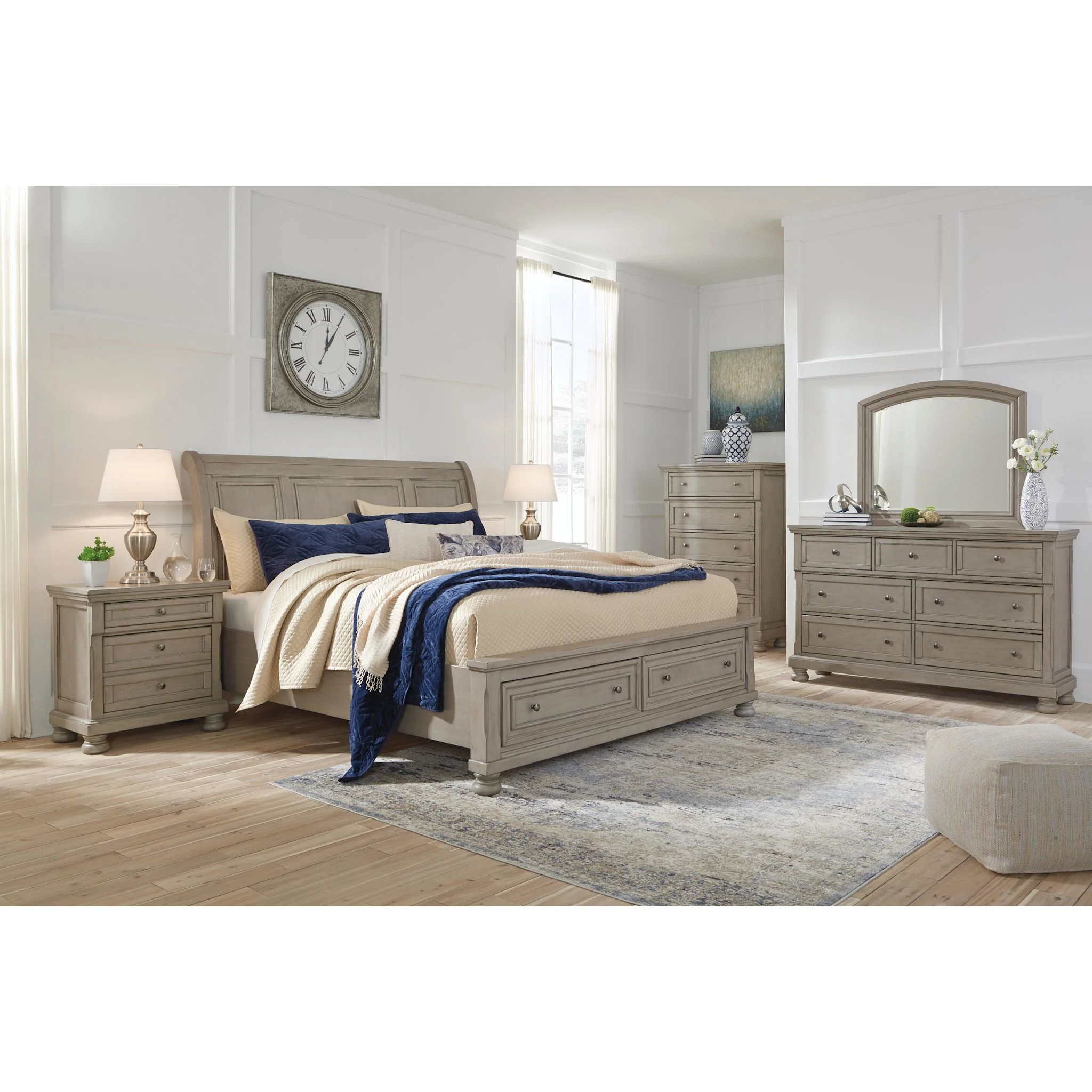 Lettner 5 Piece Sleigh Bedroom - Image 26