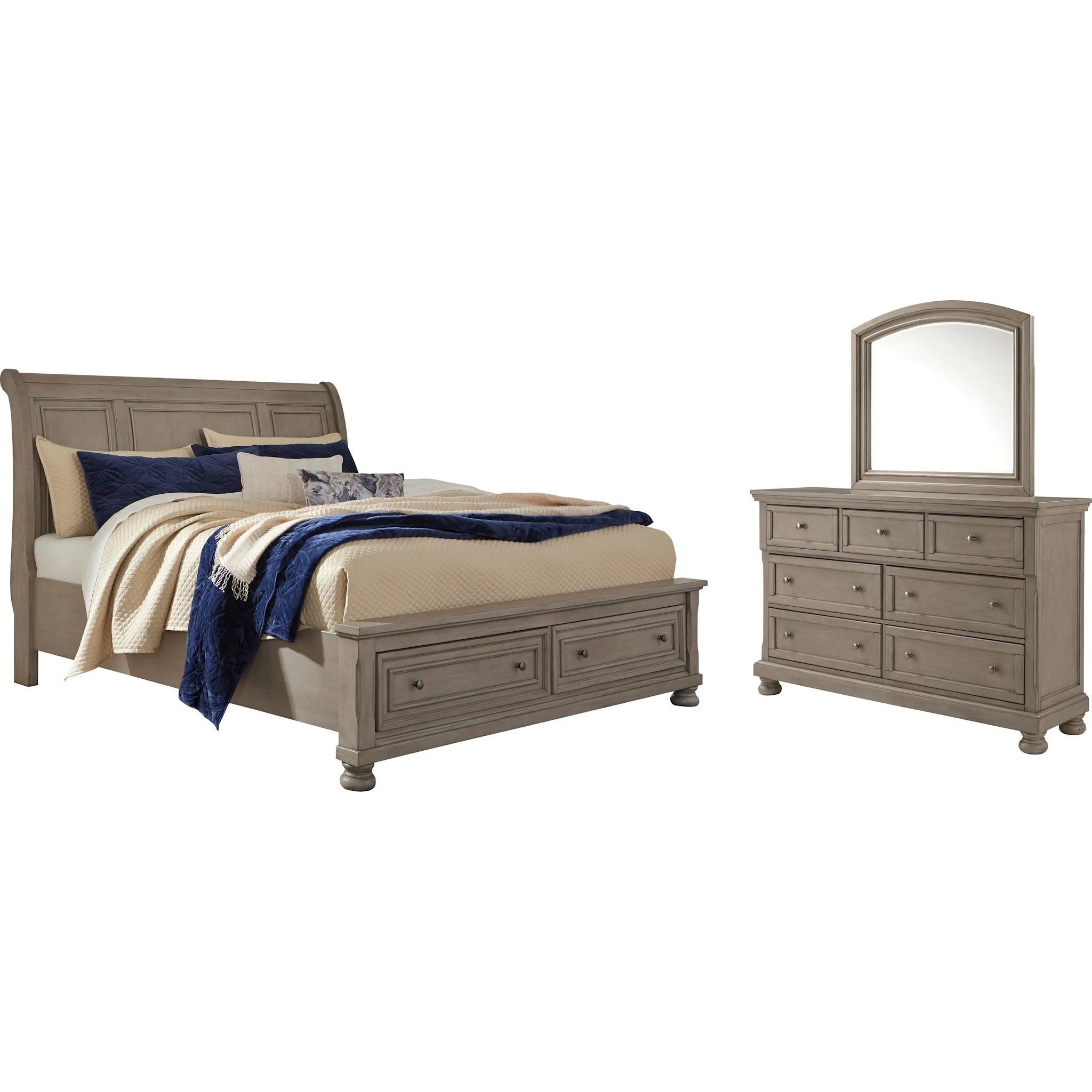 Lettner 5 Piece Sleigh Bedroom - Image 36