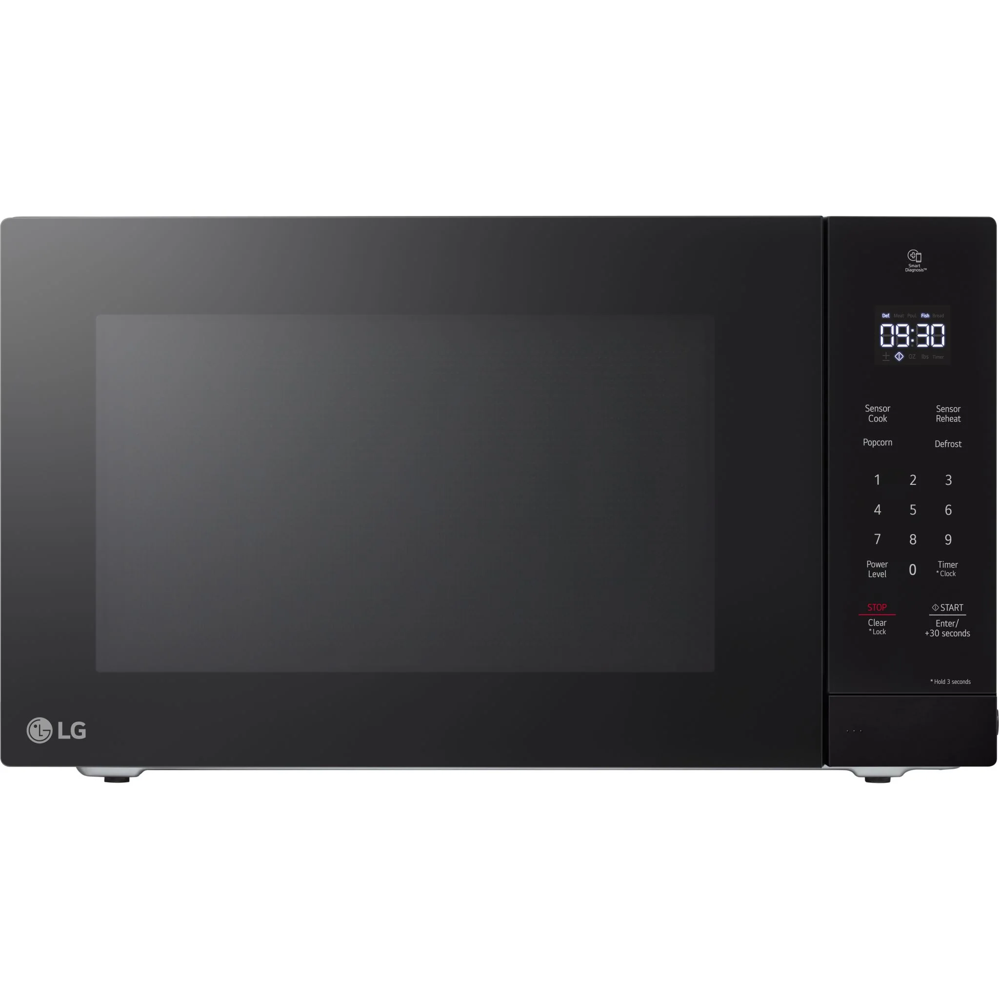 LG 1.5 cu. ft. NeoChef™ Countertop Microwave - Stainless Steel - BLACK (MSER1590B)