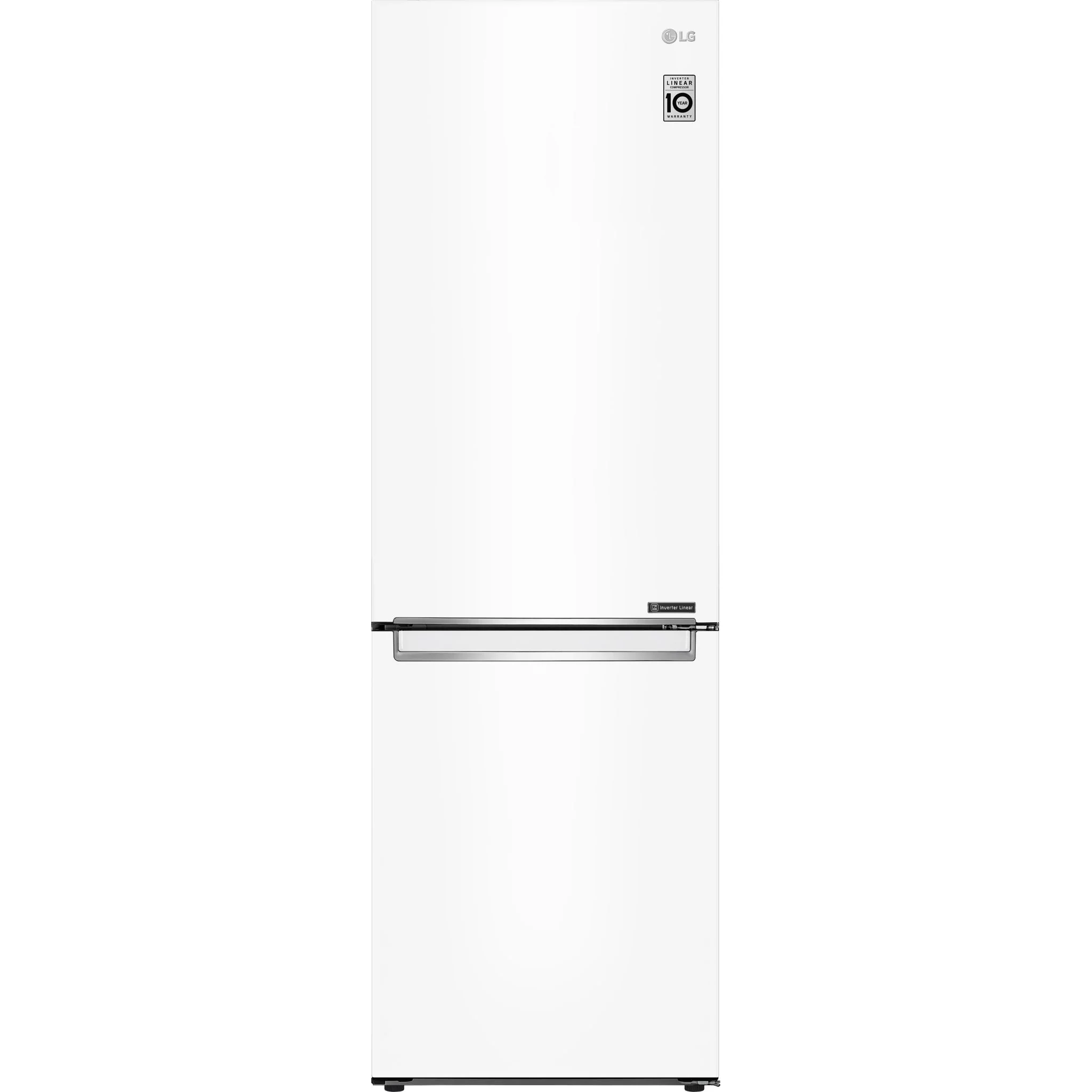 LG 24" Counter Depth Bottom Freezer Refrigerator with DoorCooling+, 12 cu. ft. - White (LBNC12231W)
