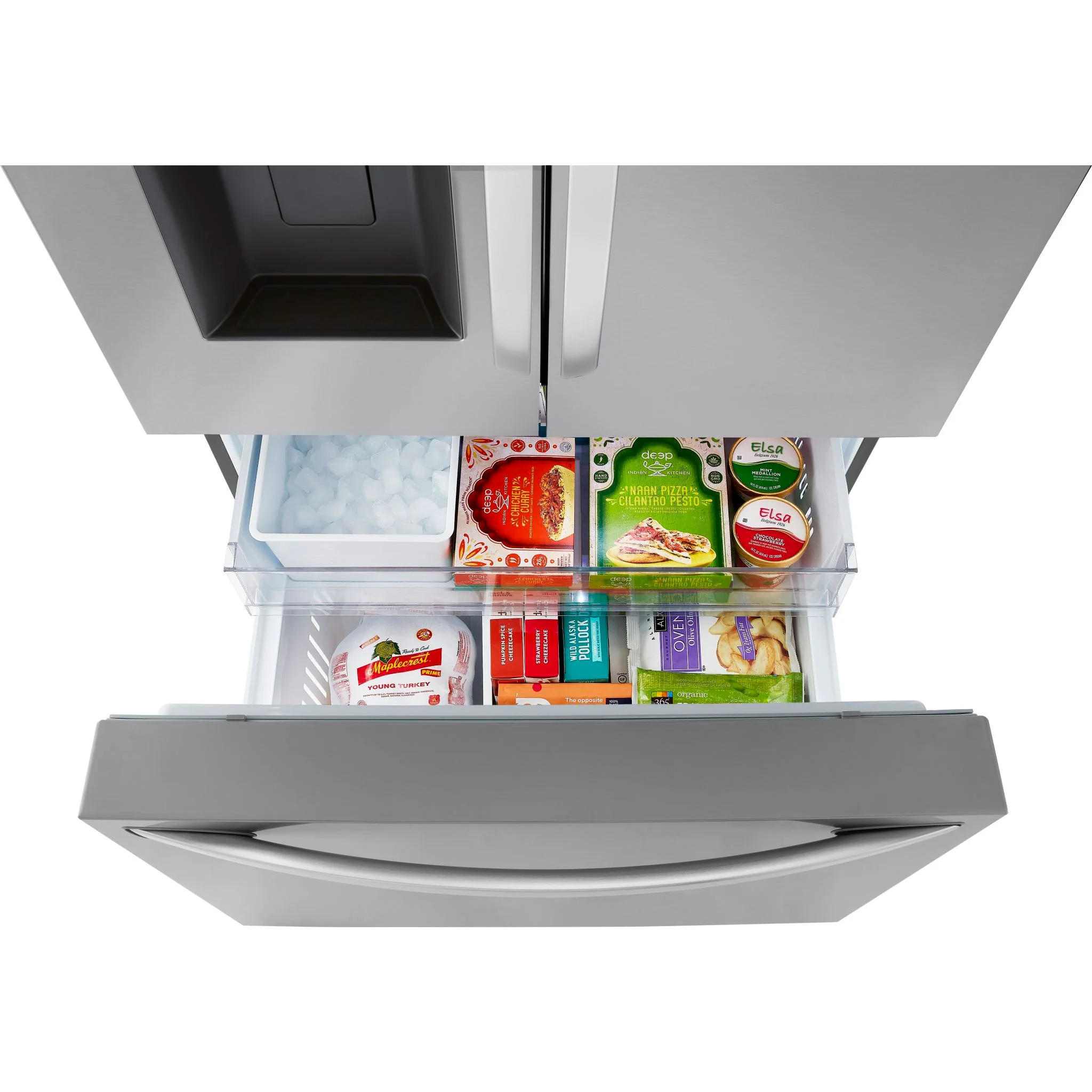 LG 31 cu. ft. Smart Standard-Depth MAX™ French Door Refrigerator with Dual Ice - Stainless (LRFXS3106S) - Image 13