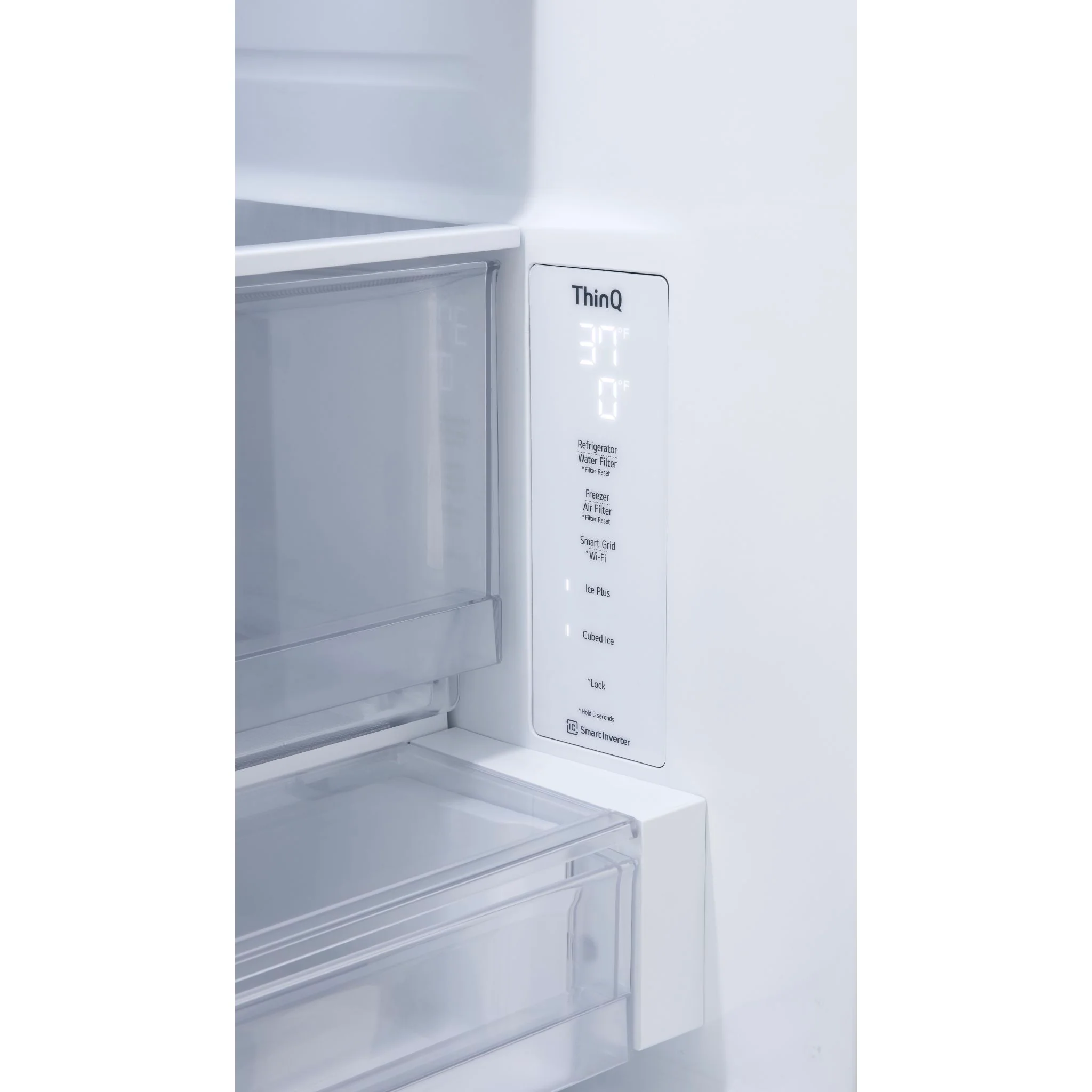 LG 32 cu. ft. 36-inch MAX™ French Door Refrigerator - Stainless Steel - Stainless (LRFLS3206S) - Image 8