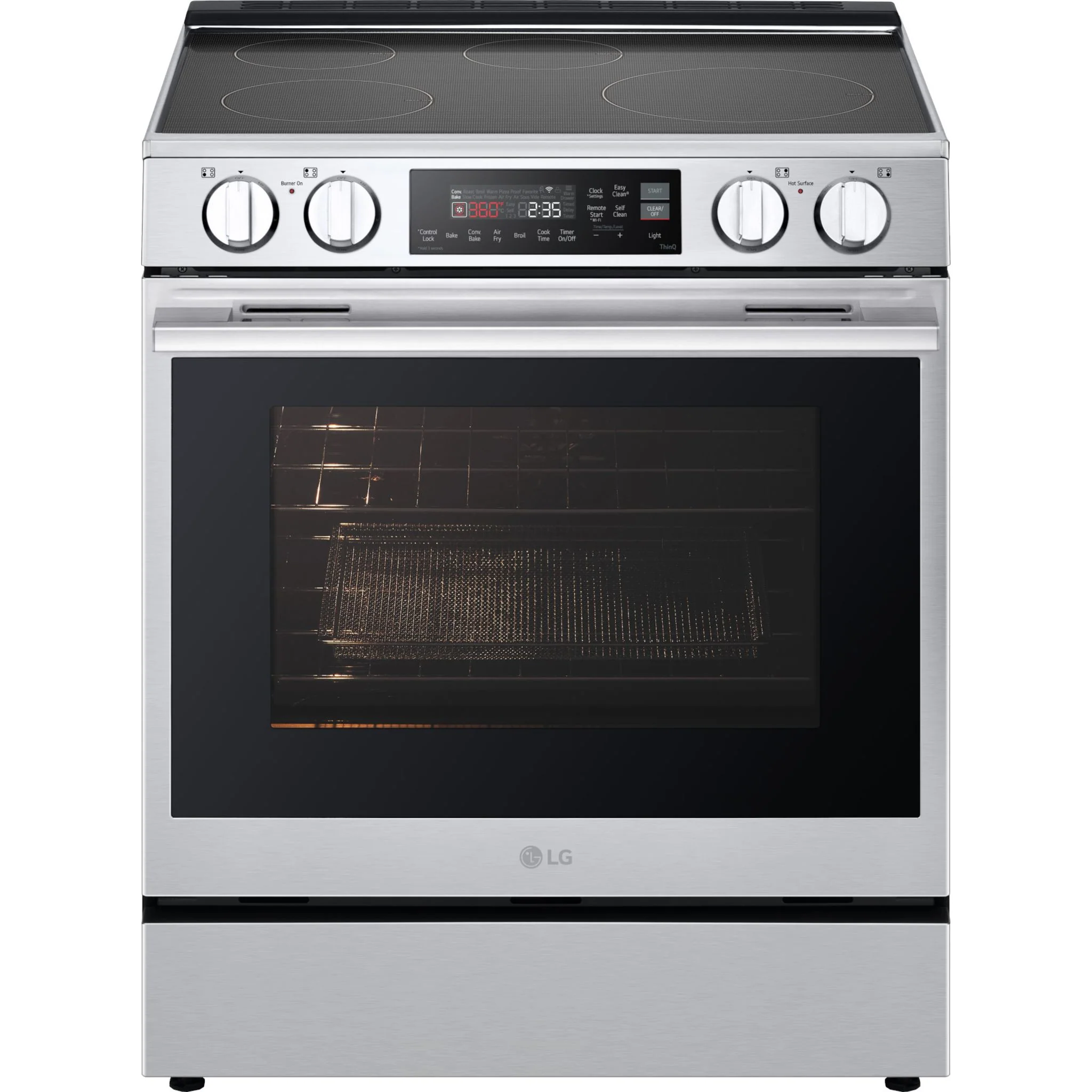 LG 6.3 cu. ft. Smart Induction Slide-In Range with ProBake Convection® and Air Fry - Stainles Steel (LSIL6334XE)