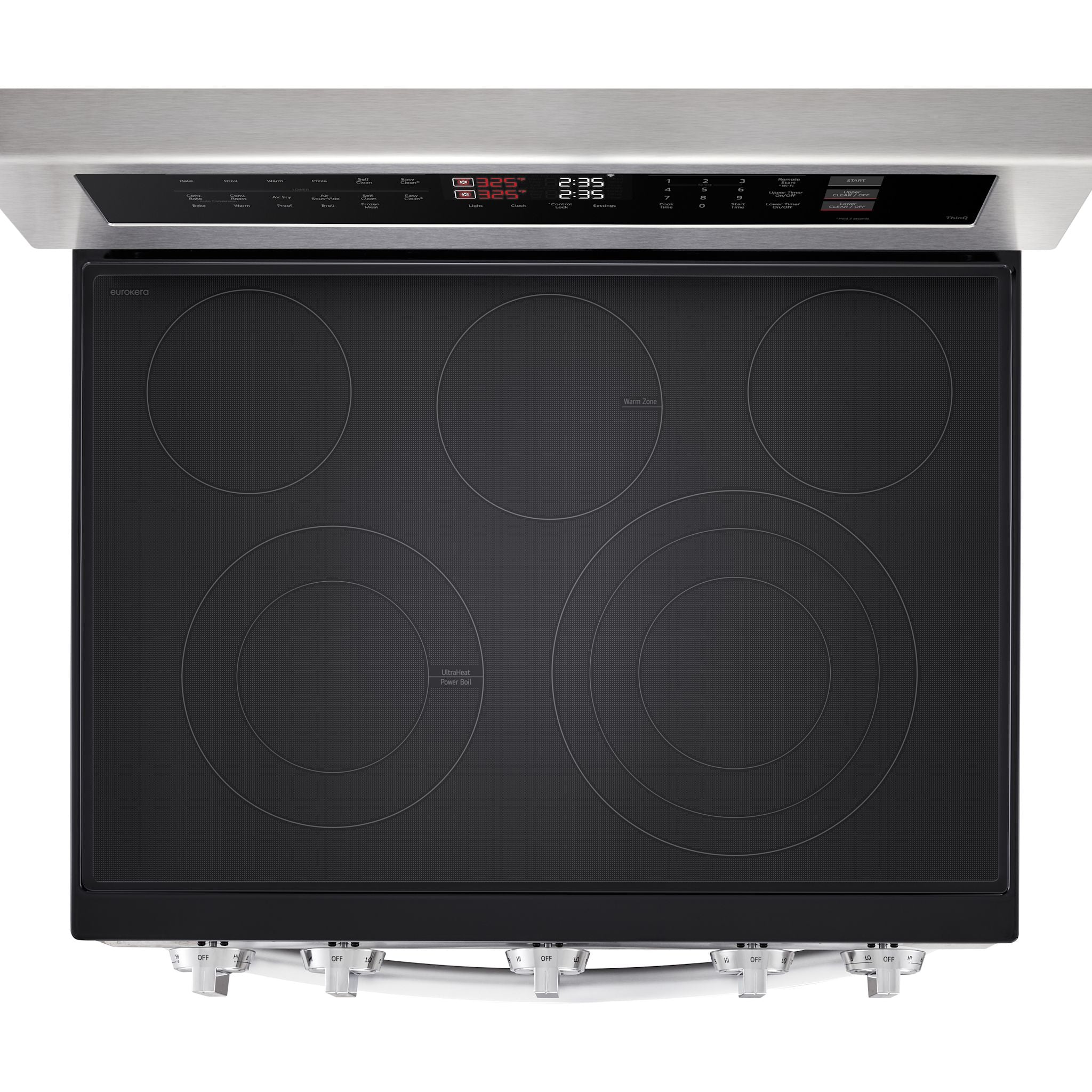 LG 7.3 cu. ft. Electric Double Oven Freestanding Range with ProBake Convection® and Air Fry - Stainless (LDEL7324SE) - Image 7