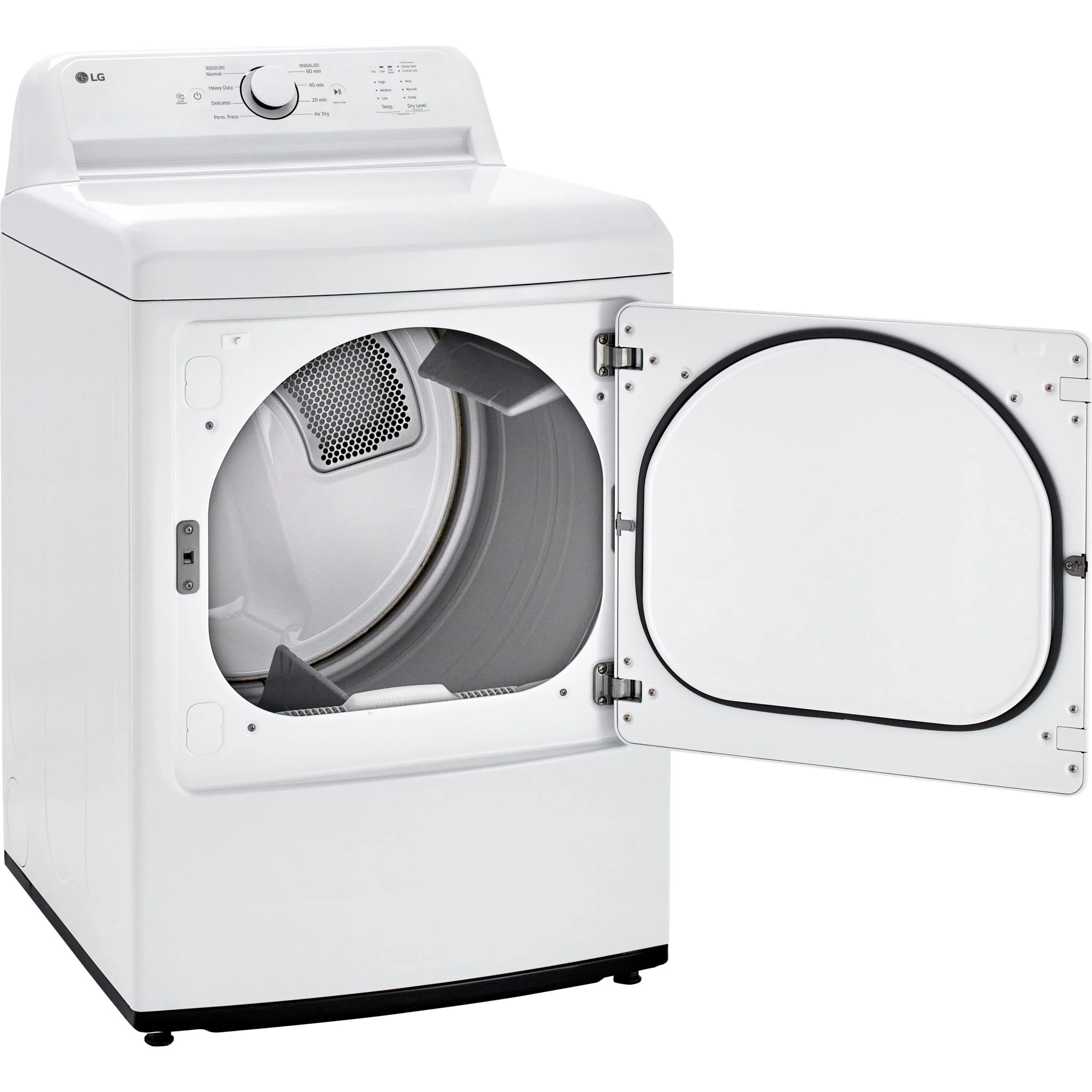 LG 7.3 cu. ft. Ultra Large Capacity Rear Control Electric ENERGY STAR® Dryer with Sensor Dry - White (DLE6100W) - Image 12