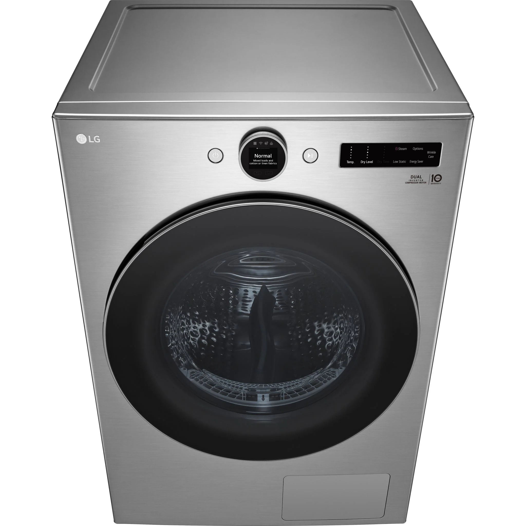 LG 7.8 cu.ft 6-Motion DirectDrive® Dryer with Heat Pump - Graphite Stee (DLHC5502V) - Image 9