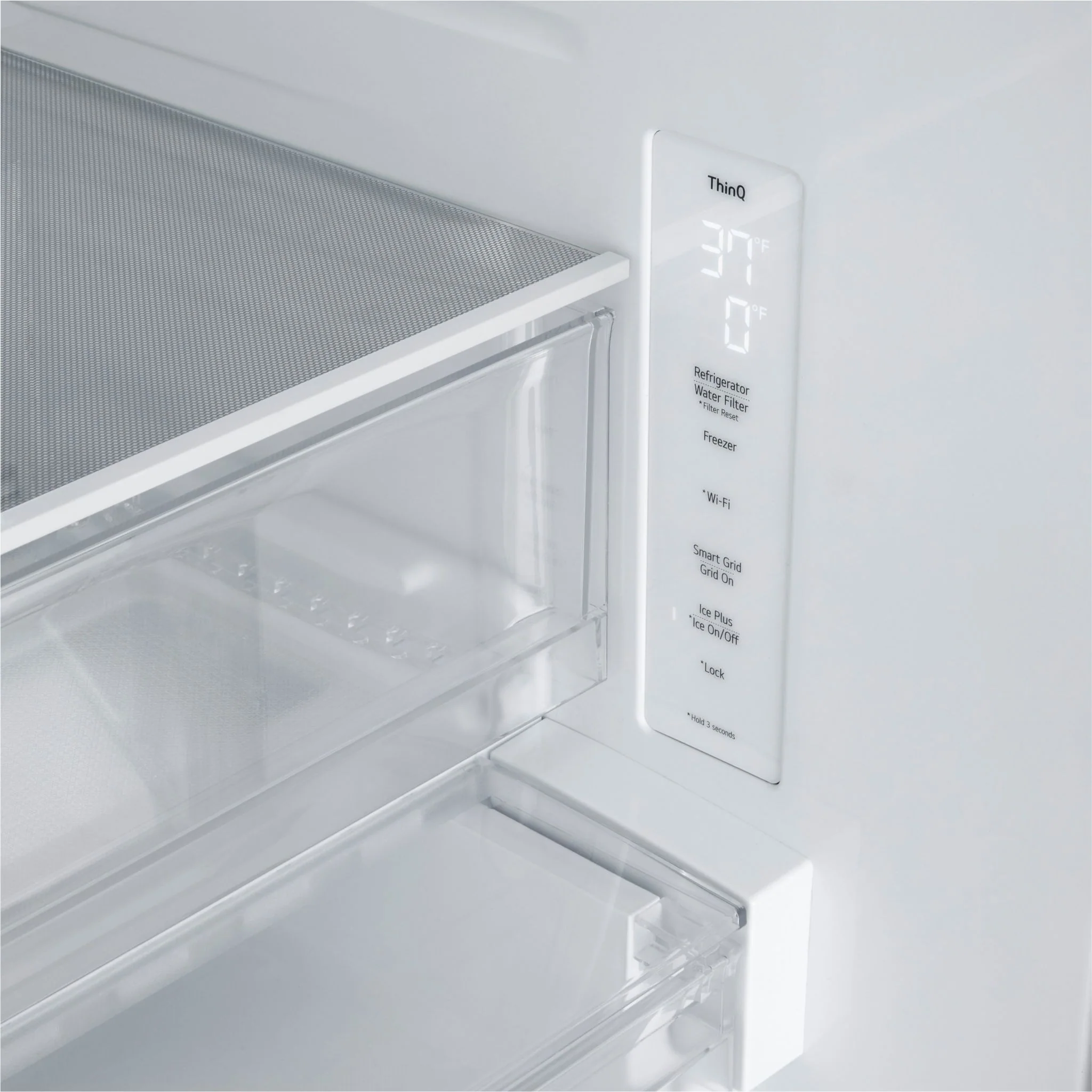 LG French Door Fridge (LF25H6330S) - PrintProoF Stainless Steel - Image 10